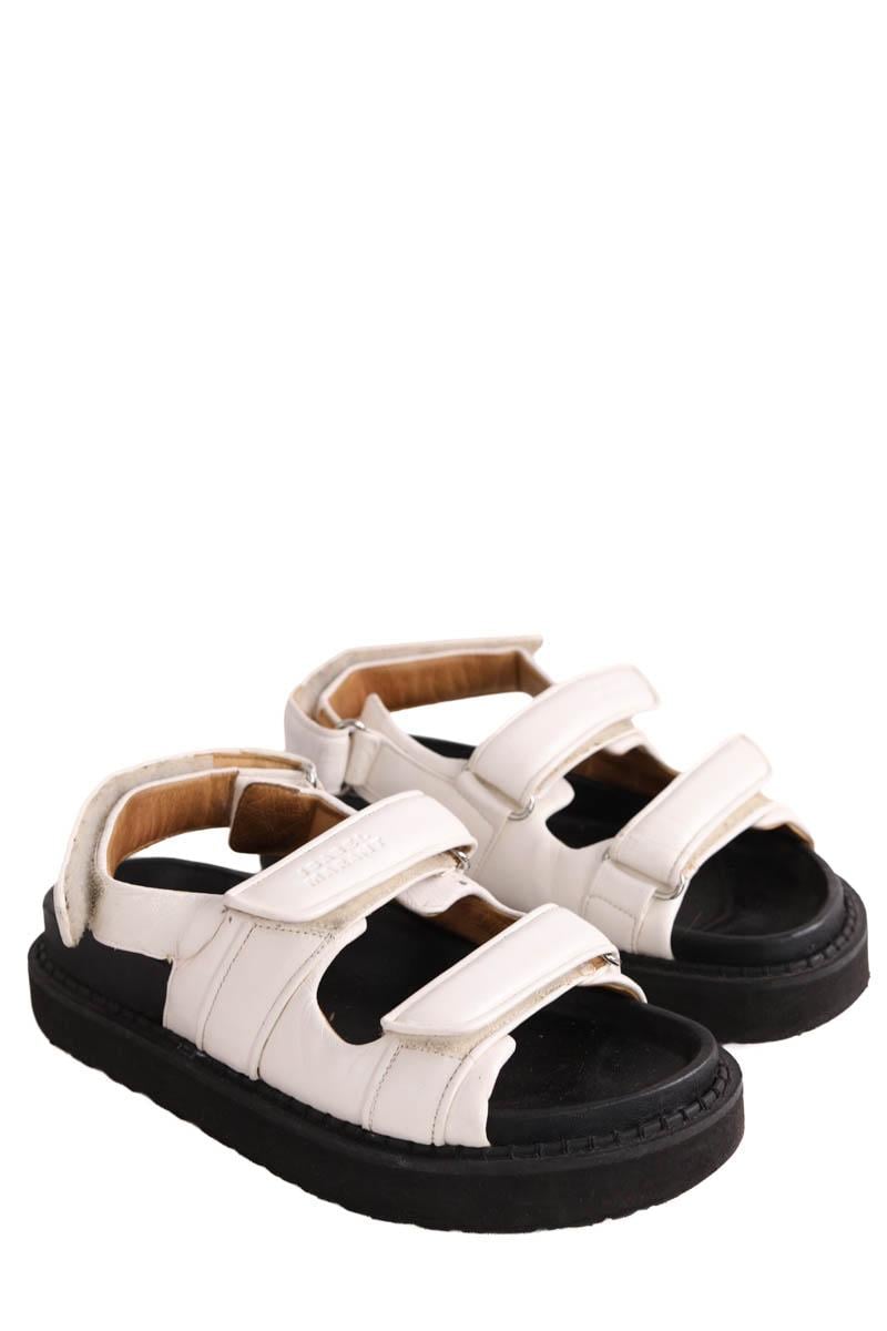 Faux leather sandals ISABEL MARANT - Seconde Main Beige