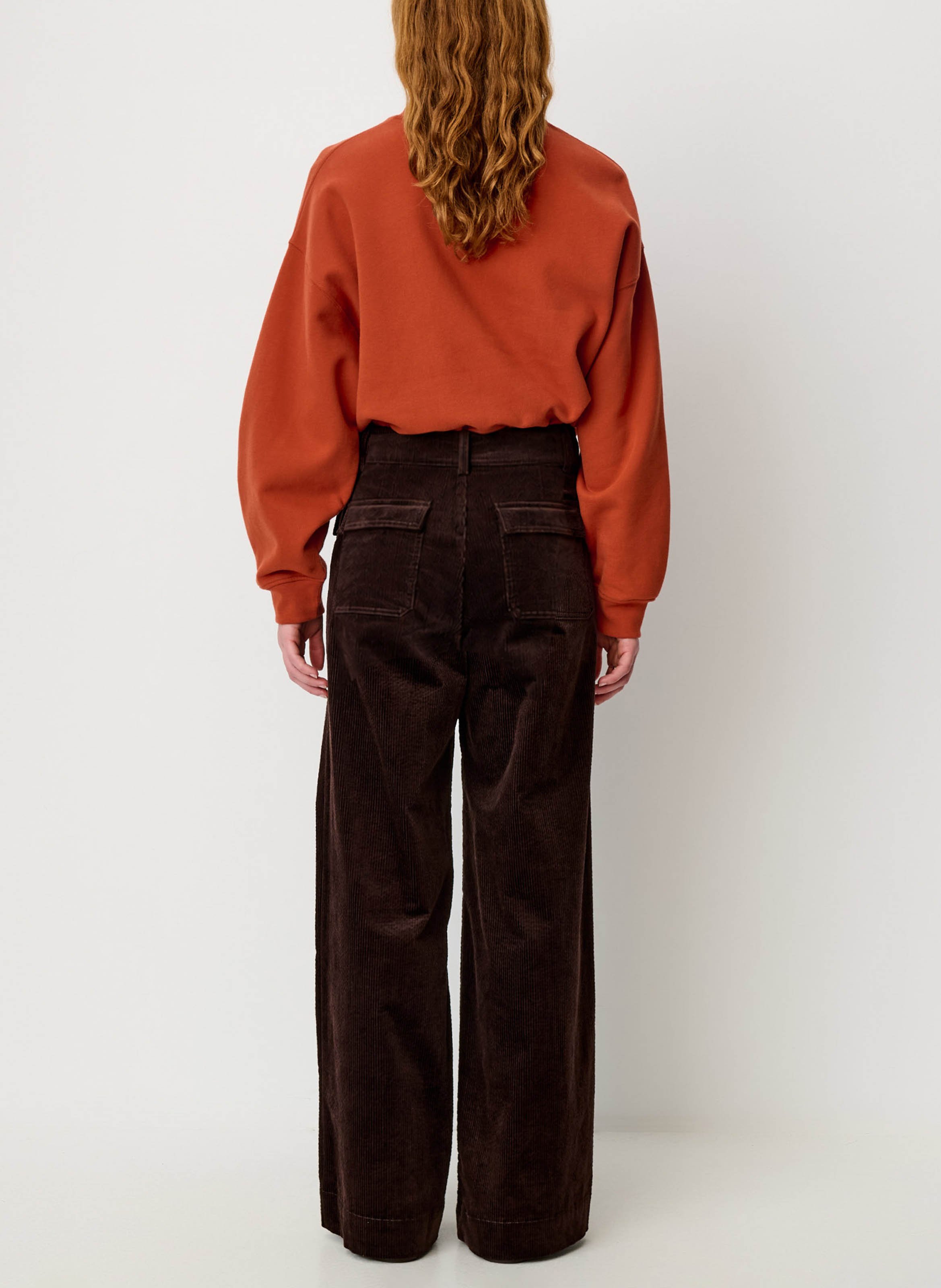 Flared corduroy pants SESSUN Brown