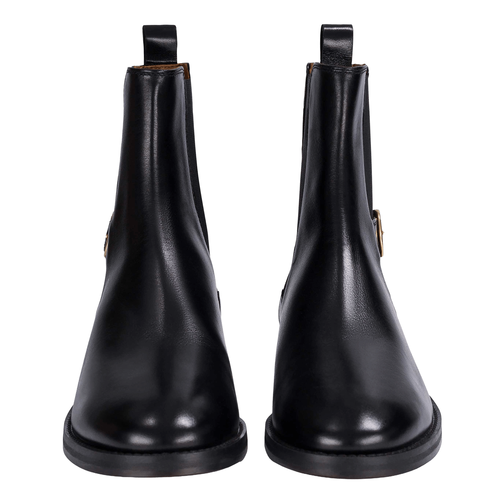 Bottines en cuir SOCQUE PARIS Noir