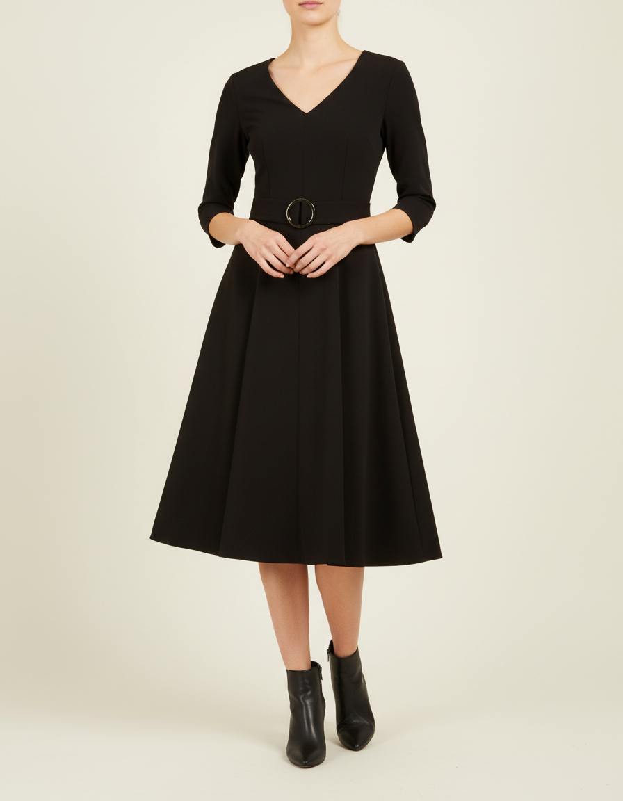 Short & midi dress TARA JARMON - Seconde Main Black