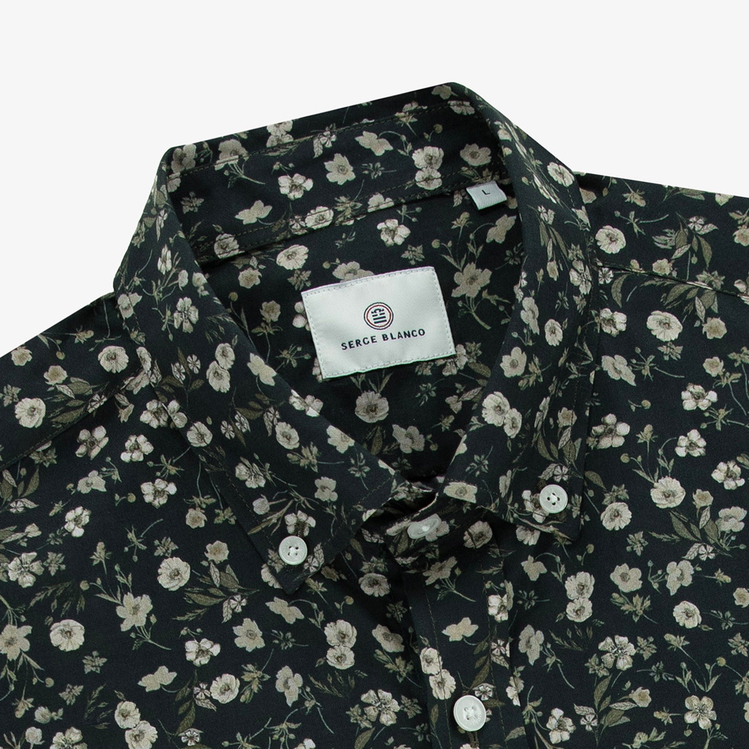 Long-sleeved cotton shirts SERGE BLANCO Blue