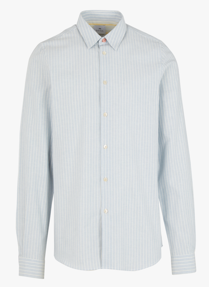 Tailored-fit, Katoenen Overhemd Met Blue Paul Smith - Heren | Place