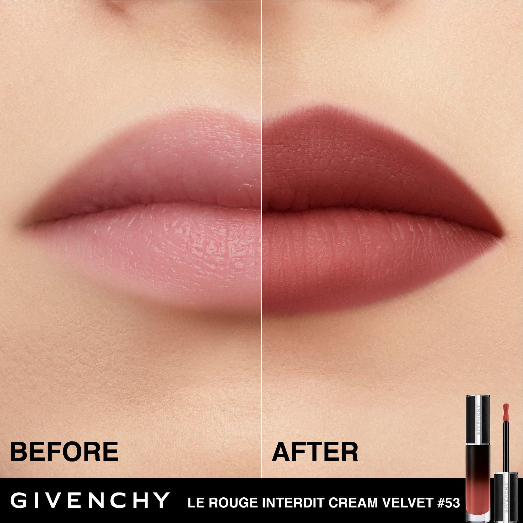 Givenchy le hotsell rouge brun vintage