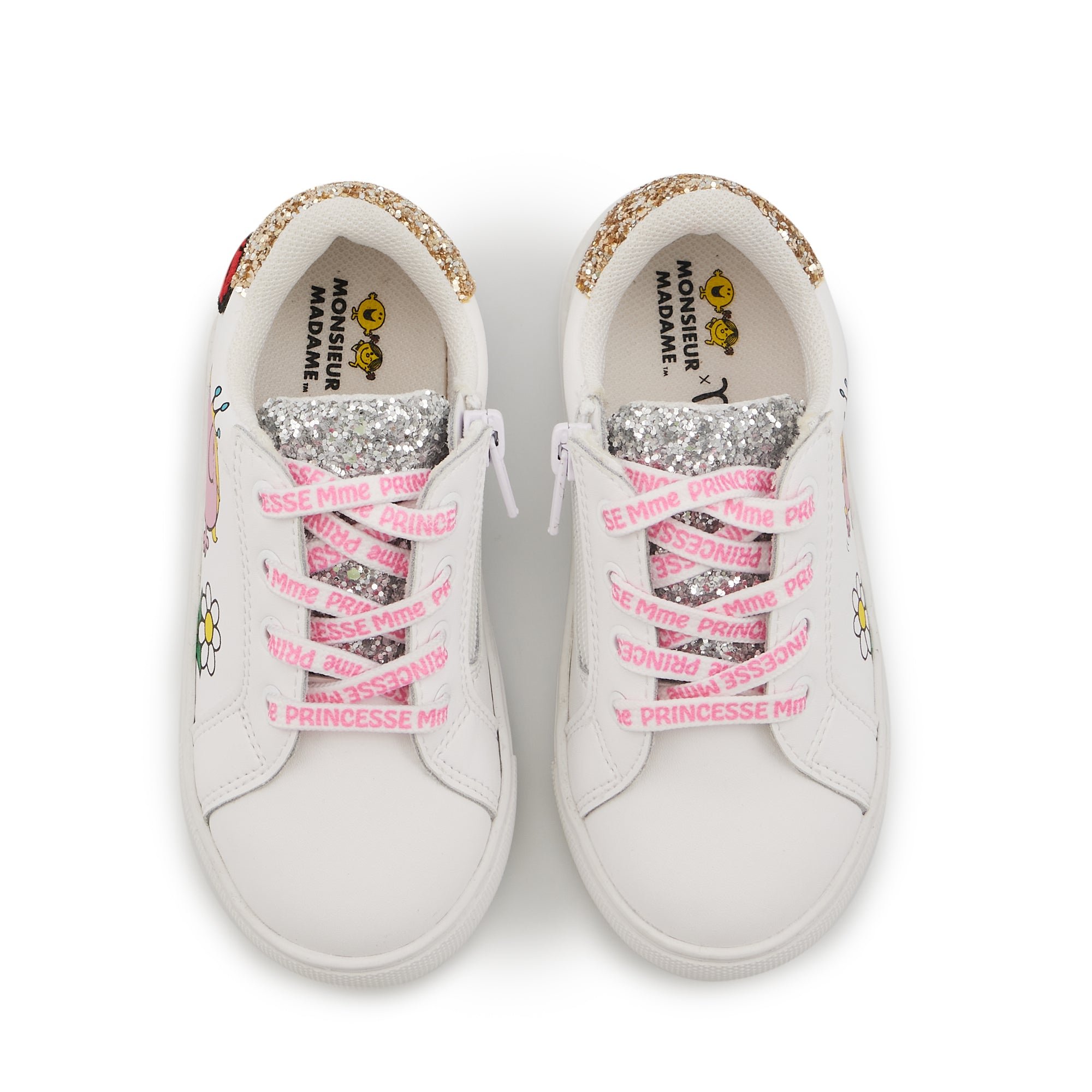 Leather sneakers BONS BAISERS PARIS White