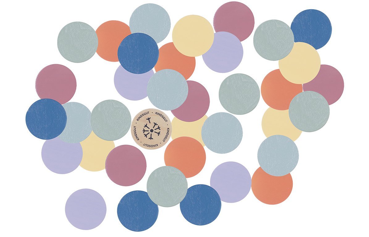 Kindsgut wooden confetti KINDSGUT Multicolored