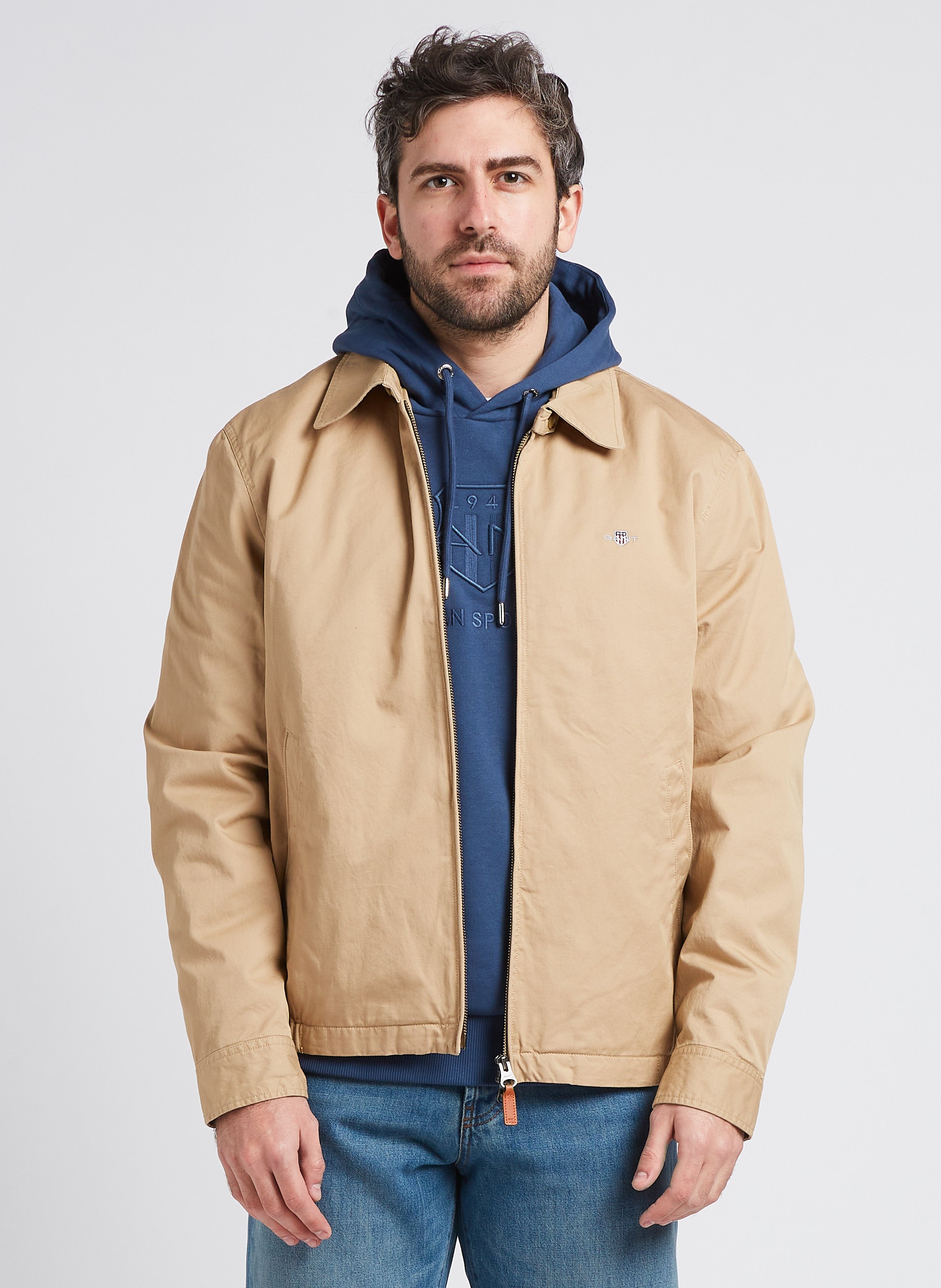 Men's cotton windbreaker jackets best sale