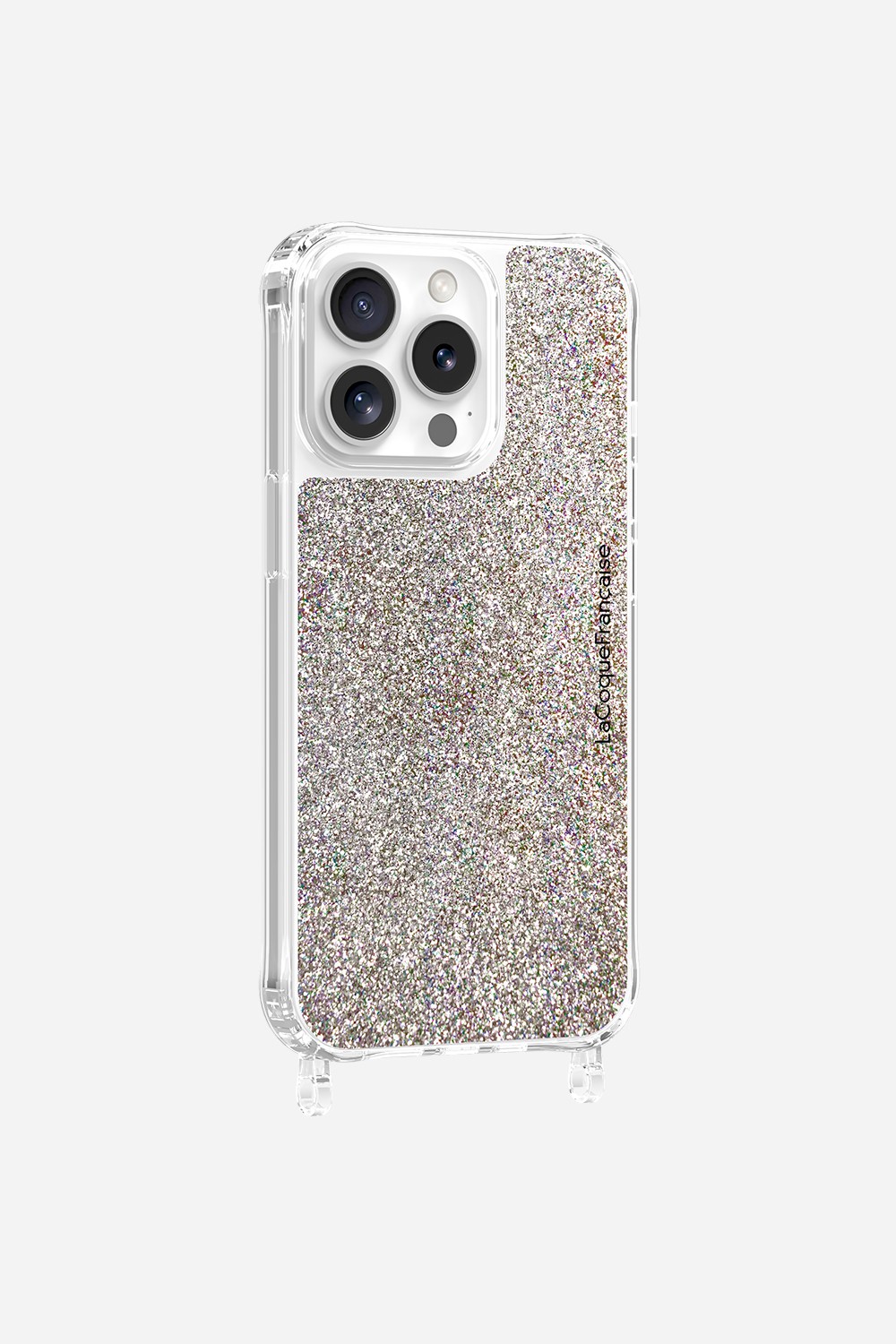 Glitter phone case with rings for iPhone 13 Pro LA COQUE FRANCAISE Multicolored