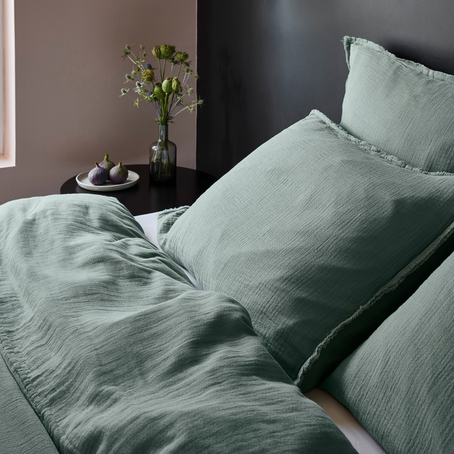 LOU - Cotton duvet cover MADURA