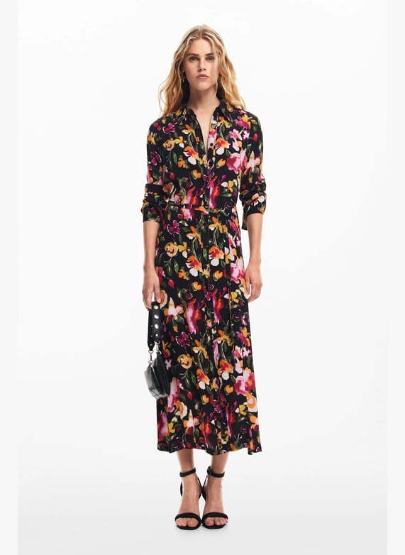 Blousejurk bloemen hotsell