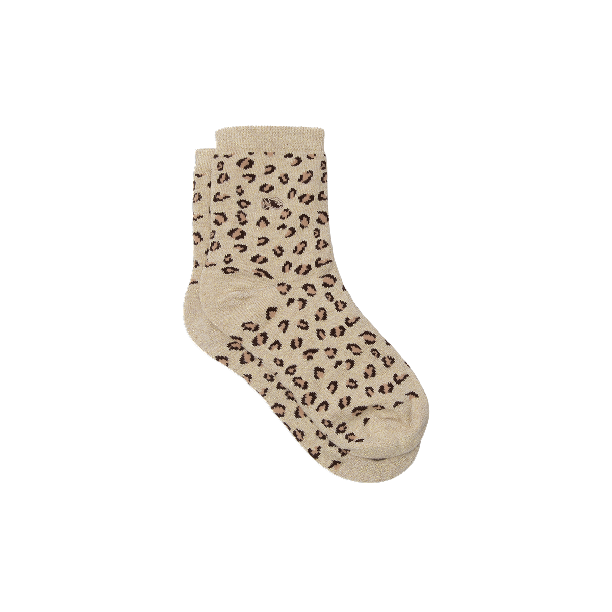 Leopard Combed Cotton Socks BILLYBELT Beige