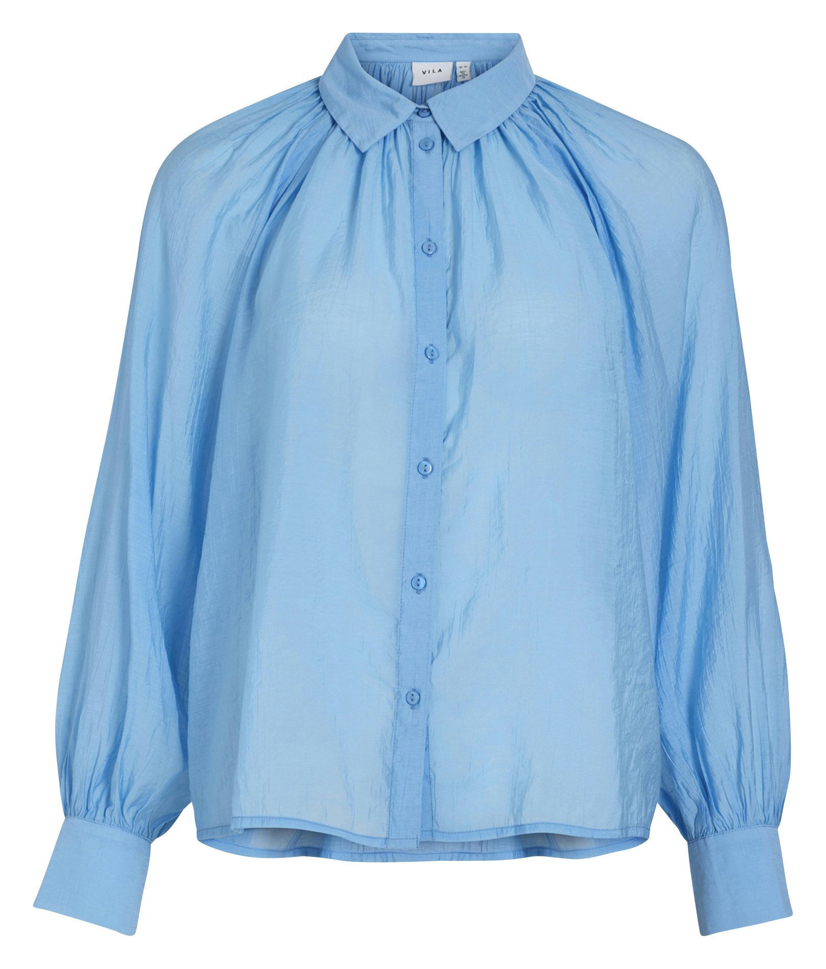 Pleated oversized shirt VILA Blue