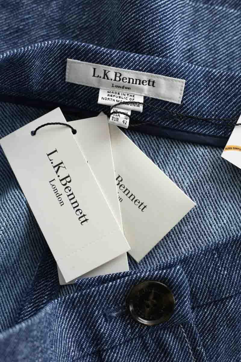 Linen skirt LK BENNETT - Seconde Main Blue