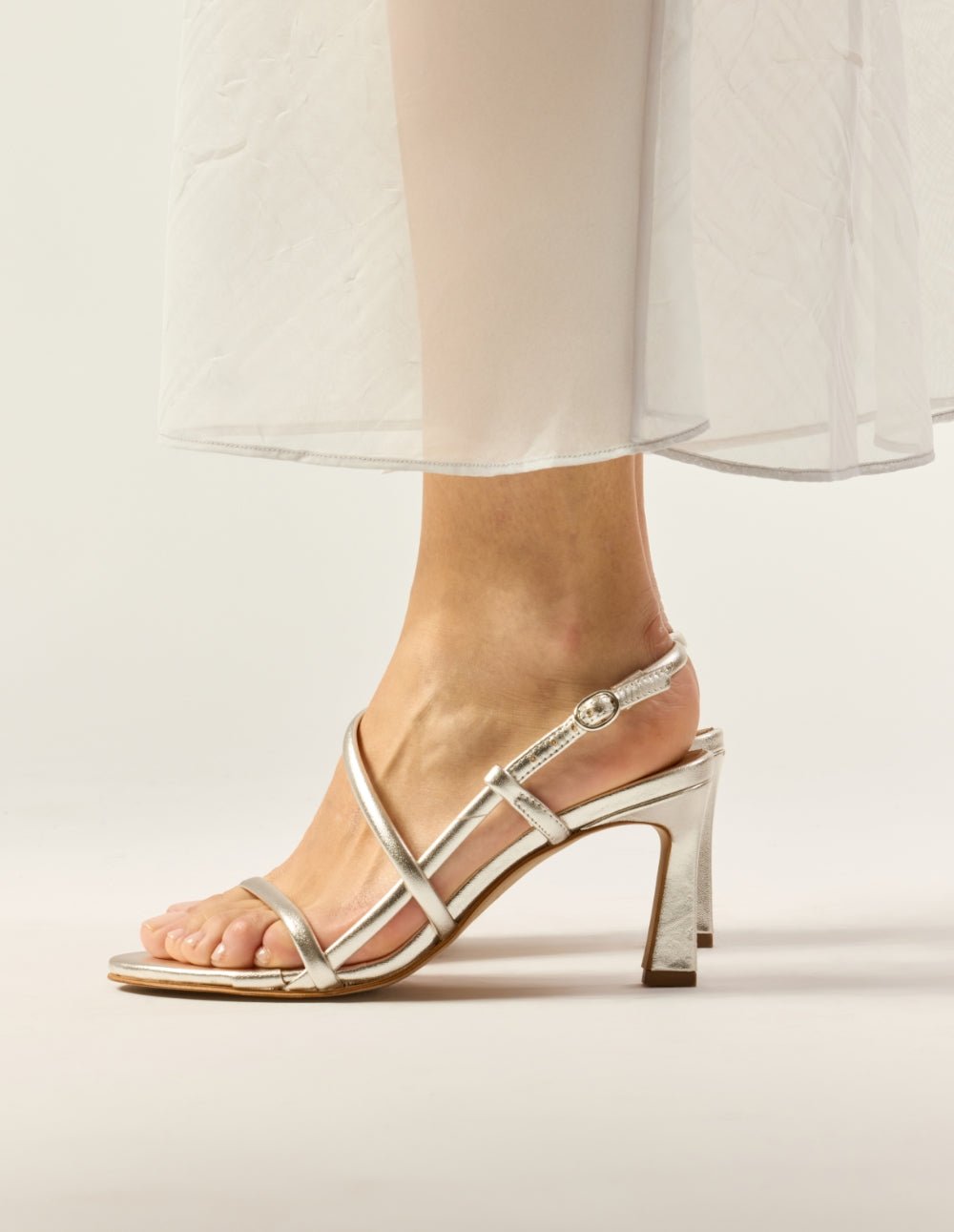 Heeled sandals ODAJE EX. M.MOUSTACHE Silver