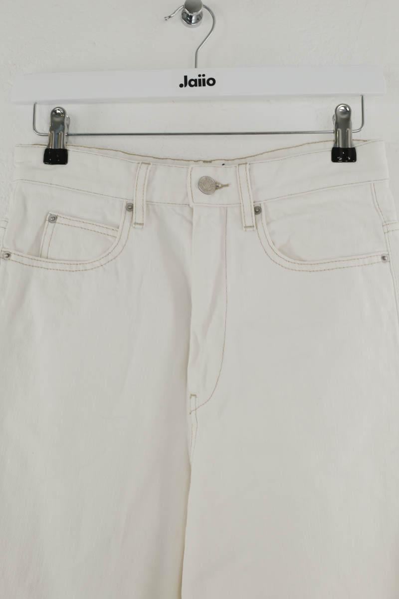 Cotton jeans ISABEL MARANT ÉTOILE - SECONDE MAIN White