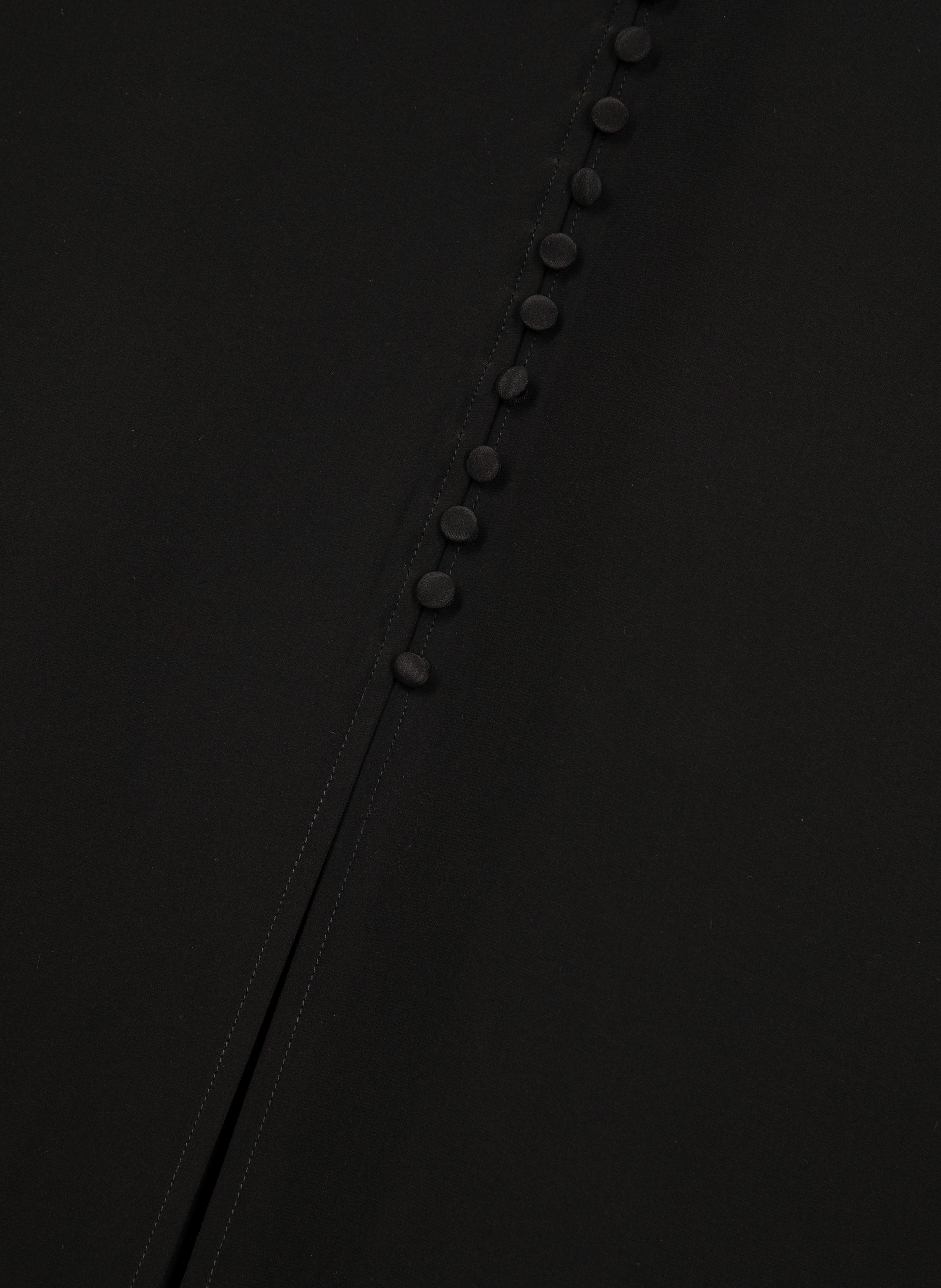 Long silk skirt THE KOOPLES Black