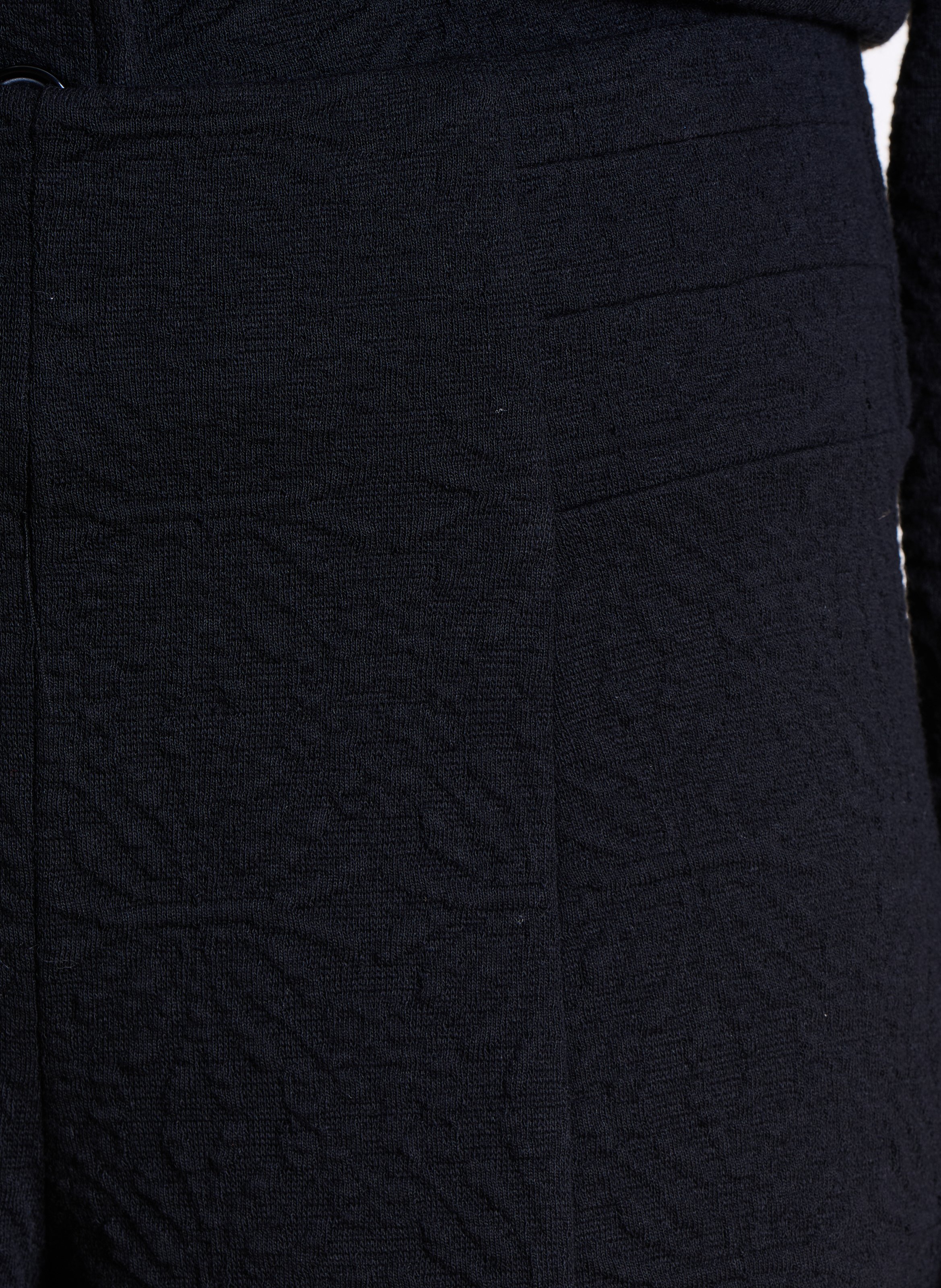 Textured wide-leg pants LA FEE MARABOUTEE Black