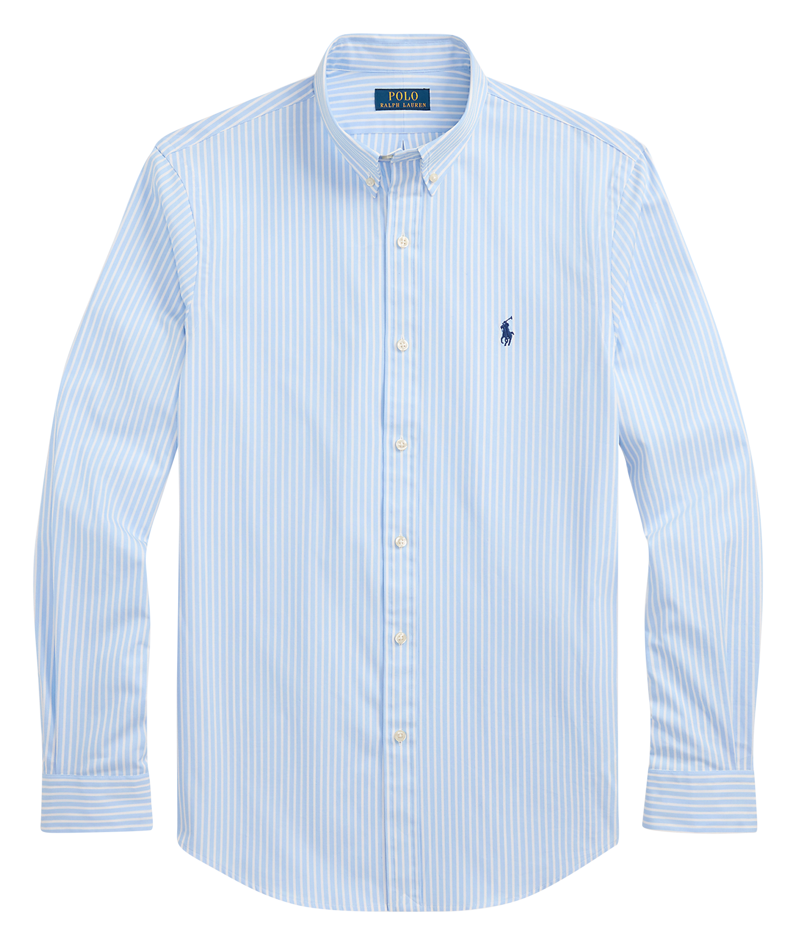 Baumwollhemd mit Button-down-Kragen POLO RALPH LAUREN Blau