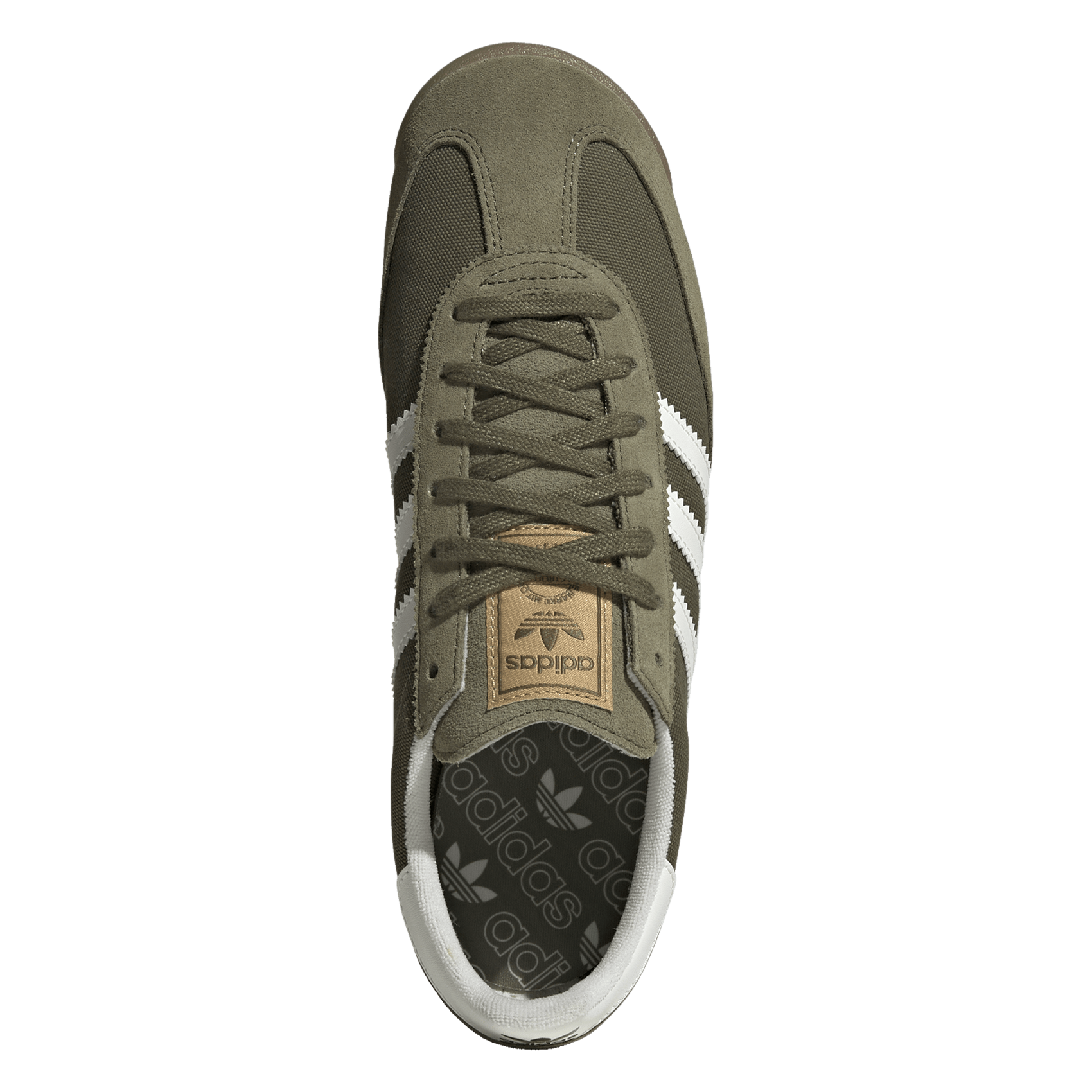 Baskets basses unies à lacets ADIDAS Vert