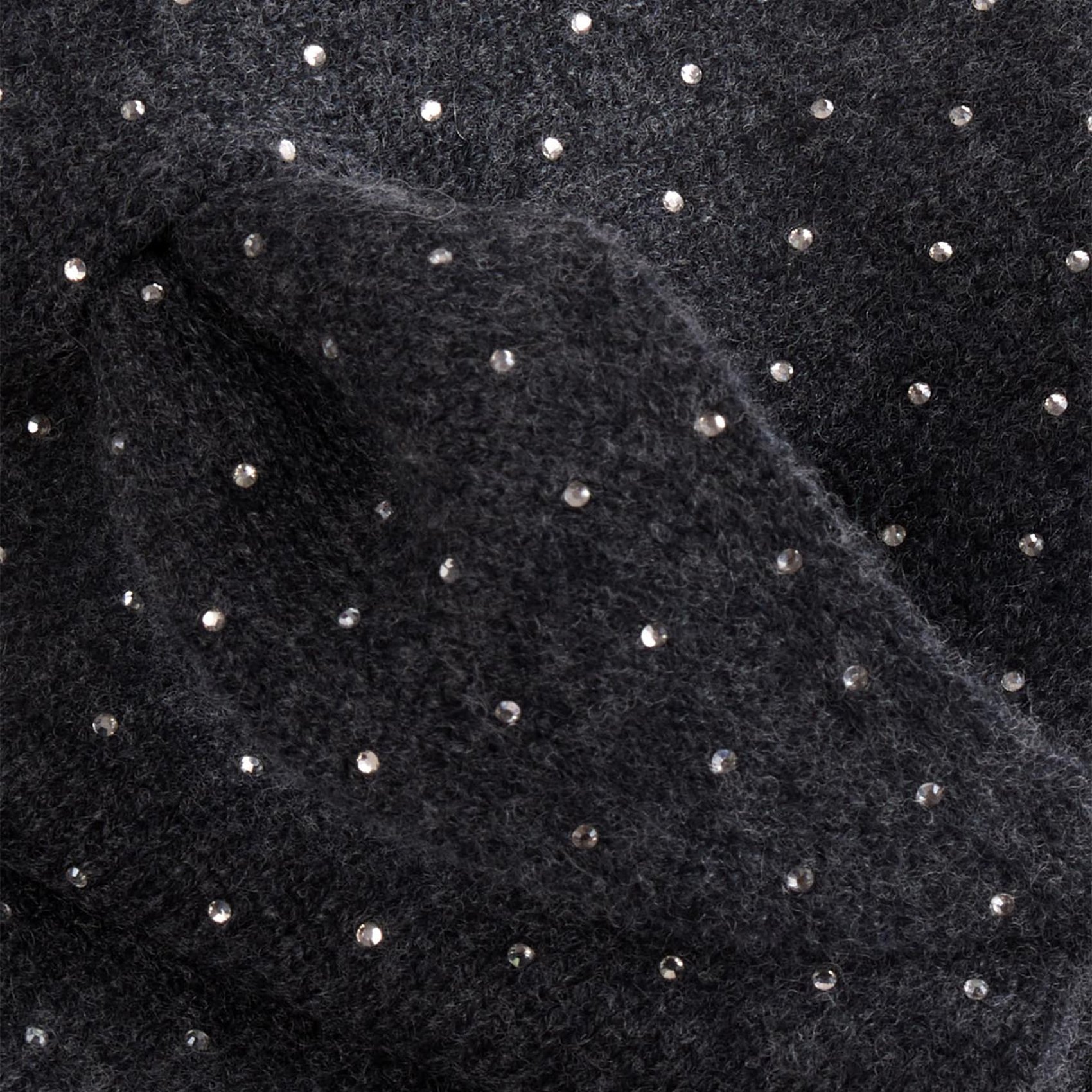 Bandana triangle en laine et cachemire SANDRO Gris