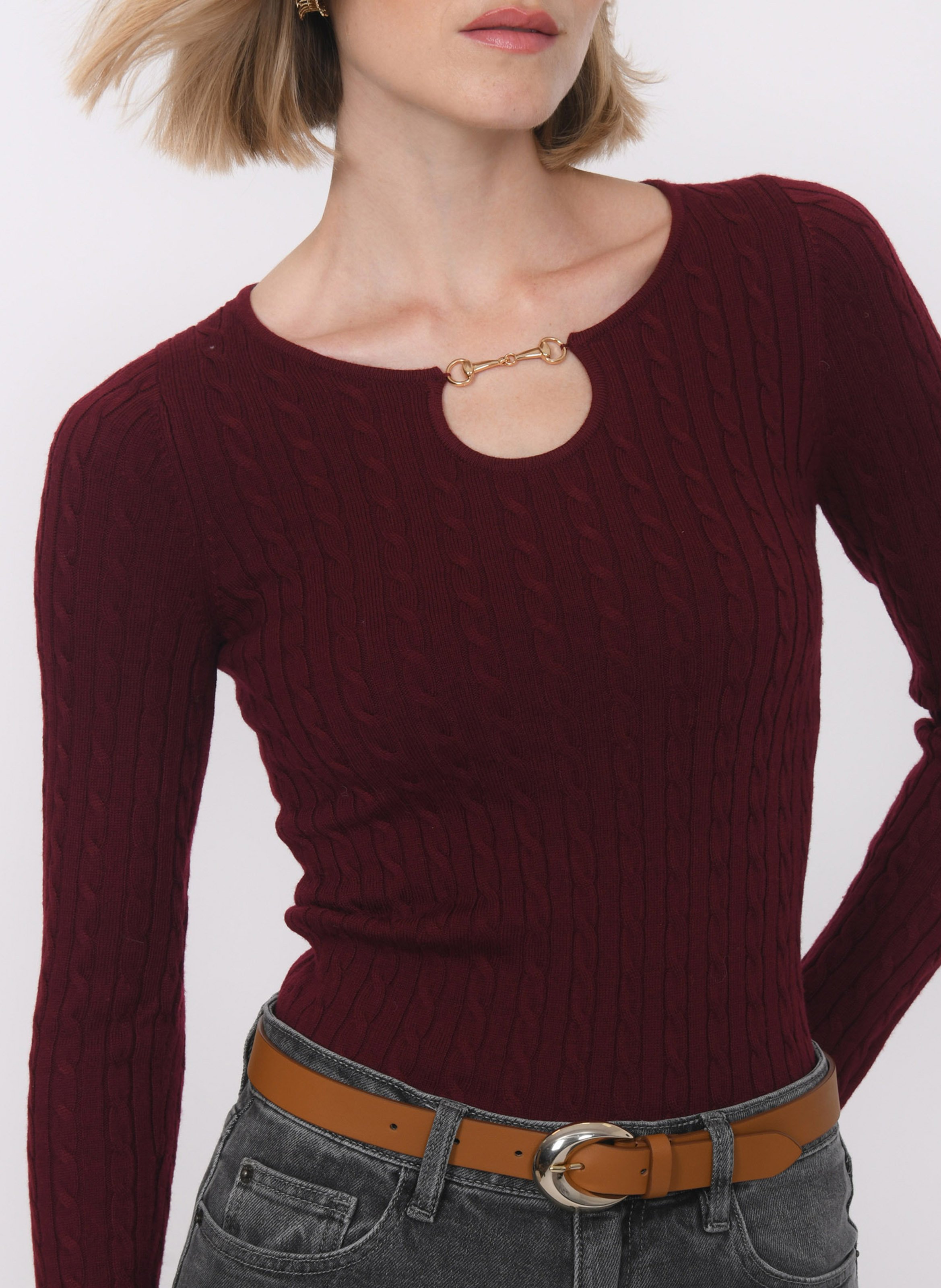 Brilliant - Pullover mit Rundhalsausschnitt KOOKAI Rot