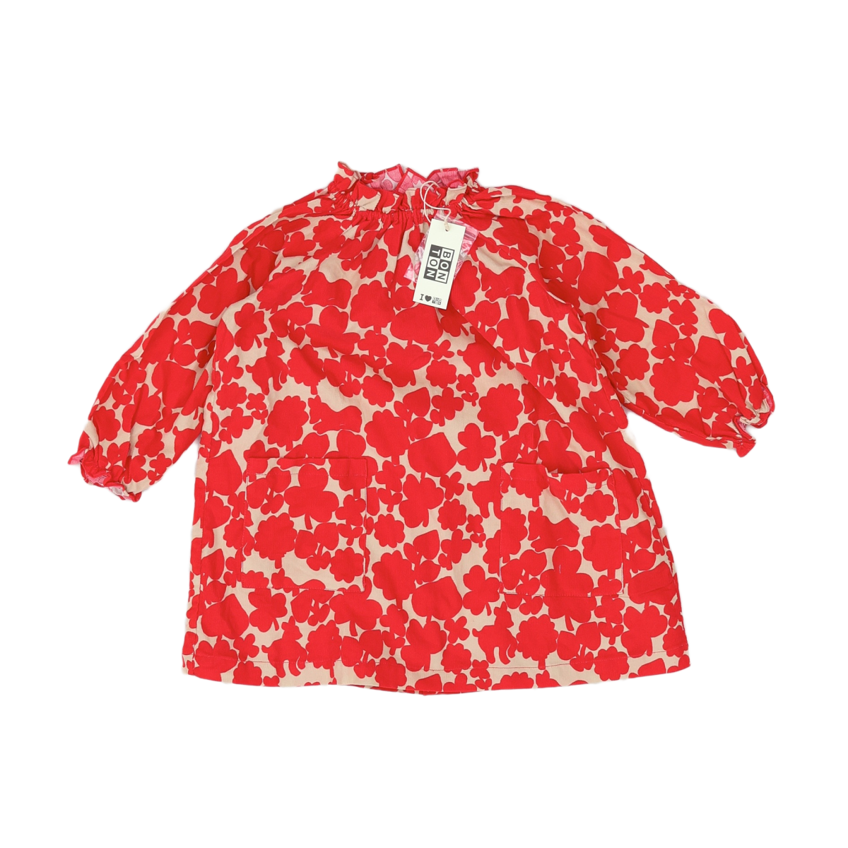 Red baby dress - 24 months BONTON - Seconde Main Red