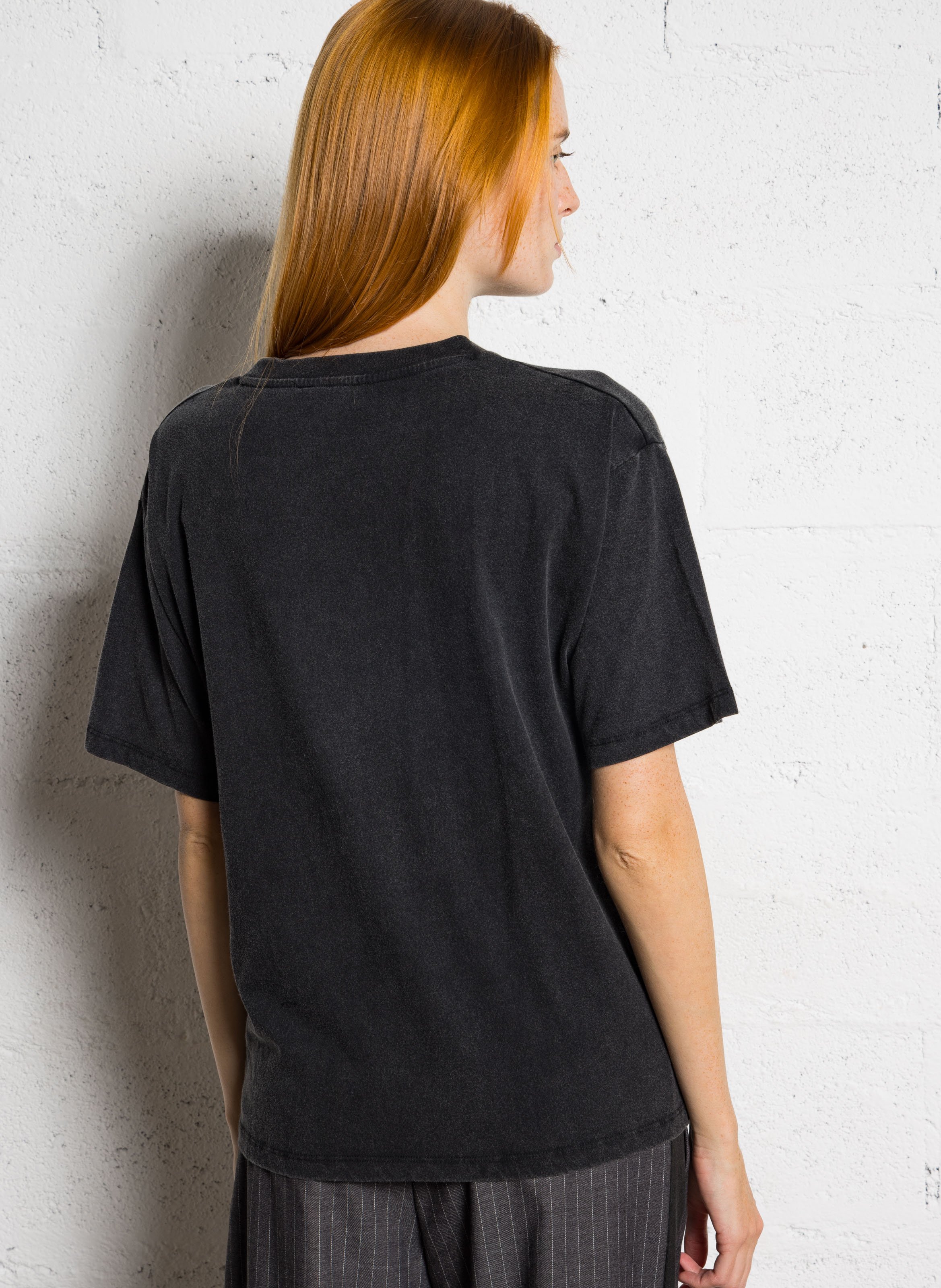Oversize-Baumwoll-T-Shirt LE TEMPS DES CERISES Schwarz