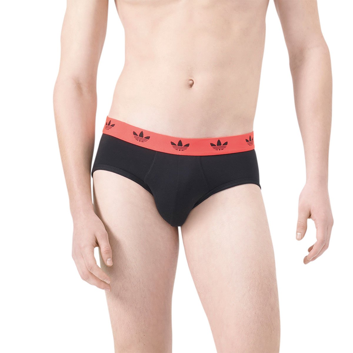 Pack of 3 men's comfort flex cotton briefs by adidas Originals ADIDAS UNDERWEAR Multicolored