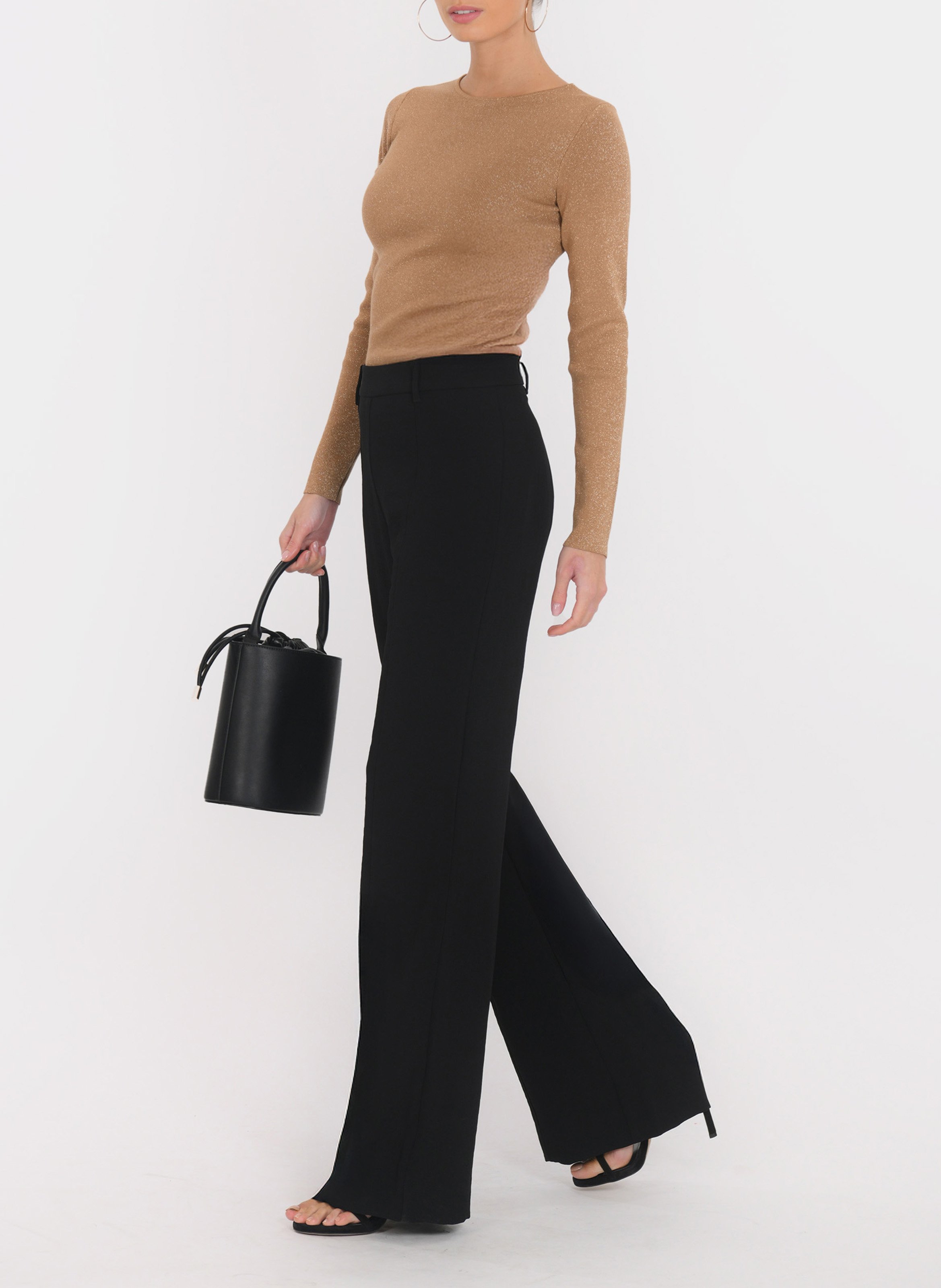 Top met lange mouwen en pailletten KOOKAI Goudkleurig