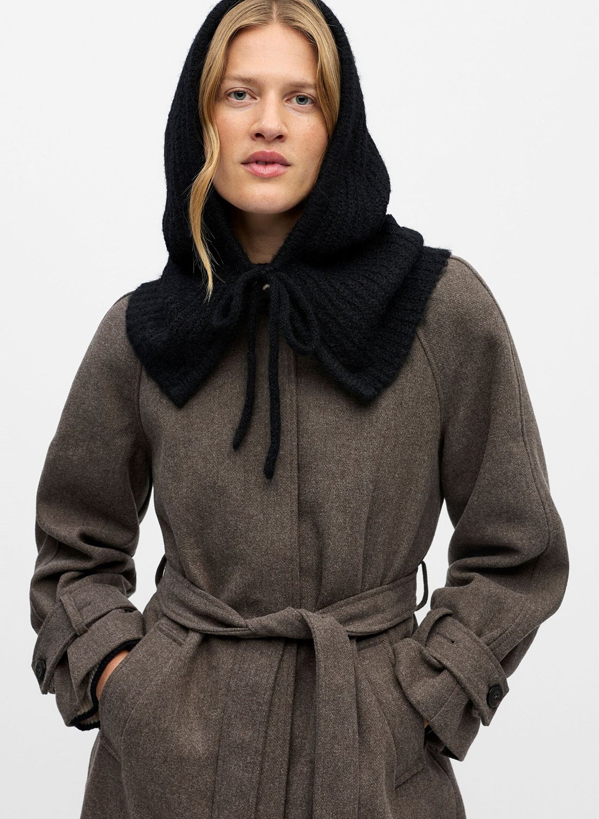 Gebreide bivakmuts OBJECT Zwart