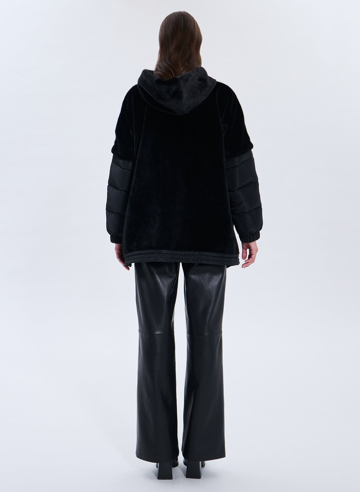 Jas met capuchon ZAPA Zwart