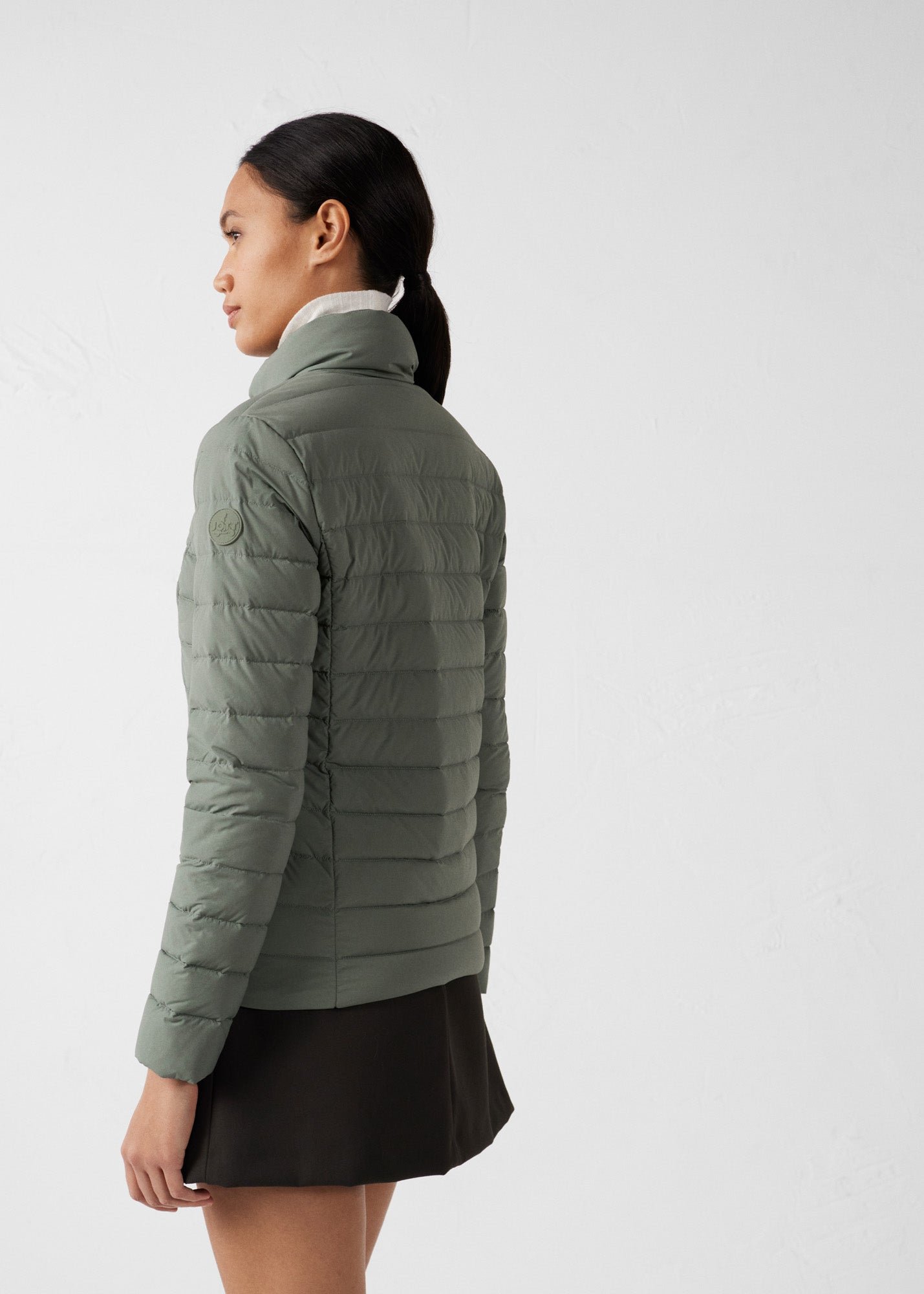 Lightweight stretch down jacket Maia JOTT Green