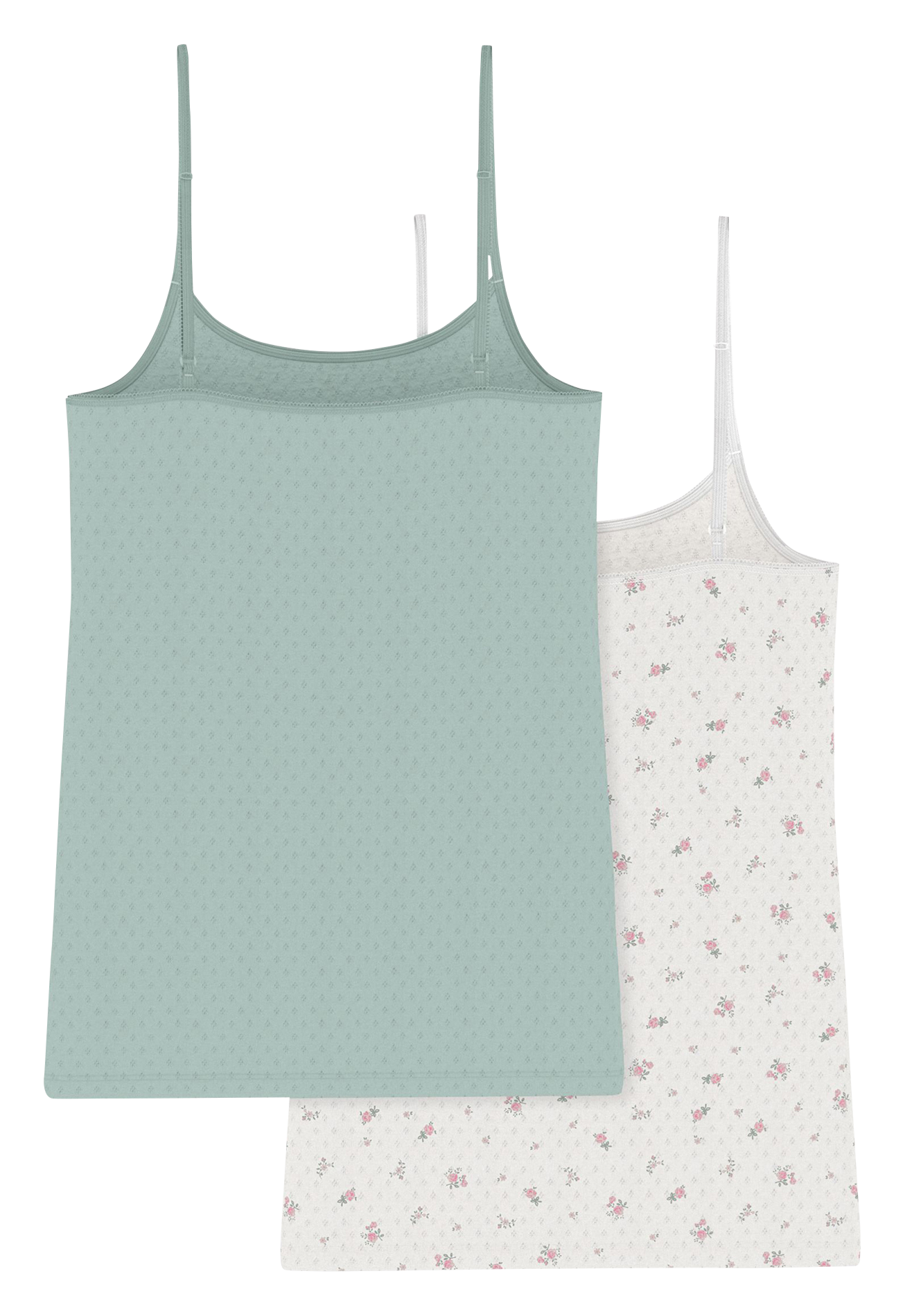 Lot de 2 débardeurs en maille pointelle PETIT BATEAU Multicolore