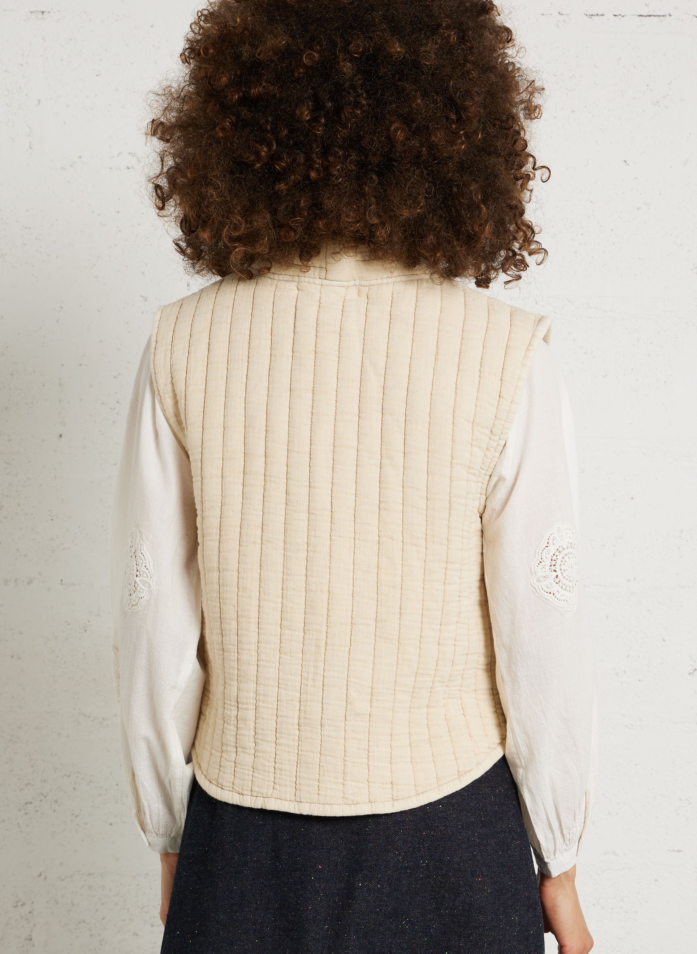 Steppjacke mit geradem Schnitt LA PETITE ETOILE Beige