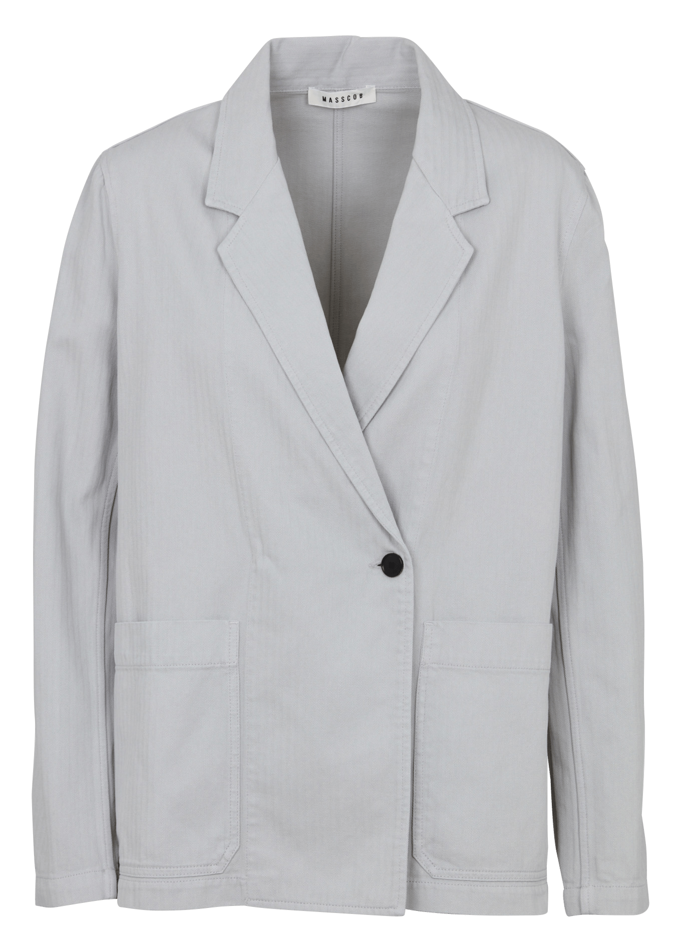 Blazer mit Taillenkragen aus Baumwolle MASSCOB Grau