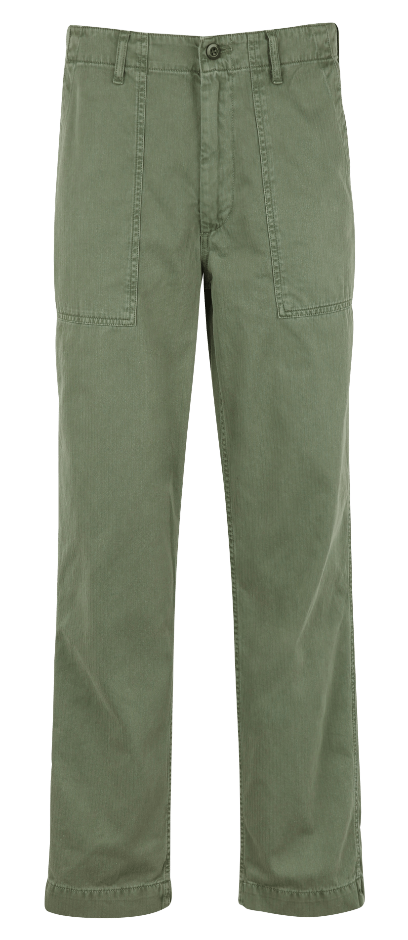 Pantalon droit en coton HARTFORD Kaki