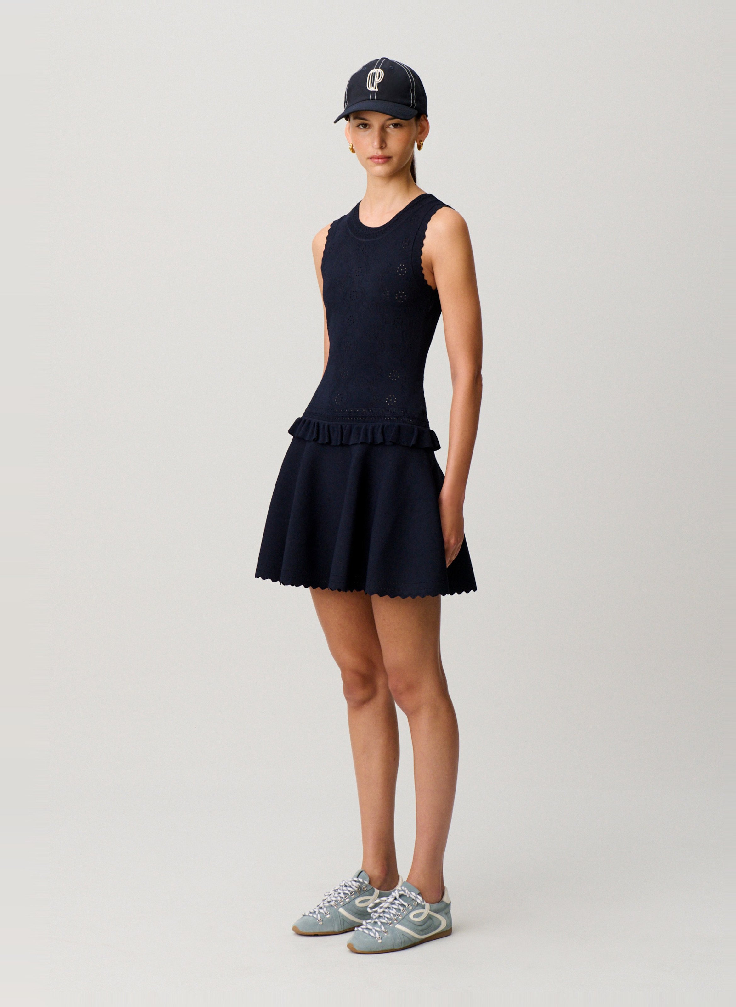 Robe courte col rond  CLAUDIE PIERLOT Bleu