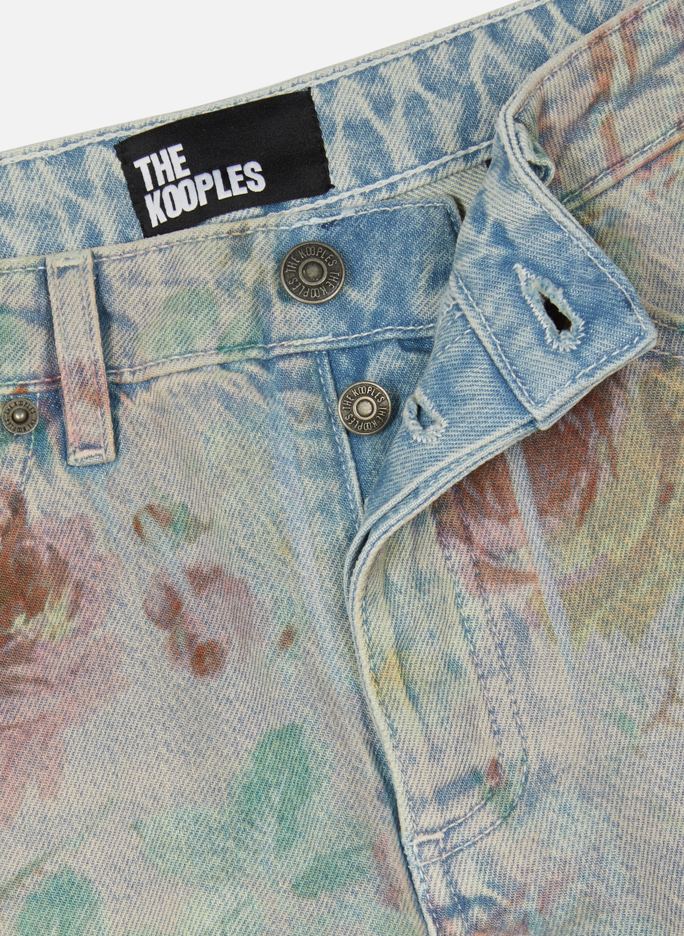 Jean droit imprimé THE KOOPLES Multicolore