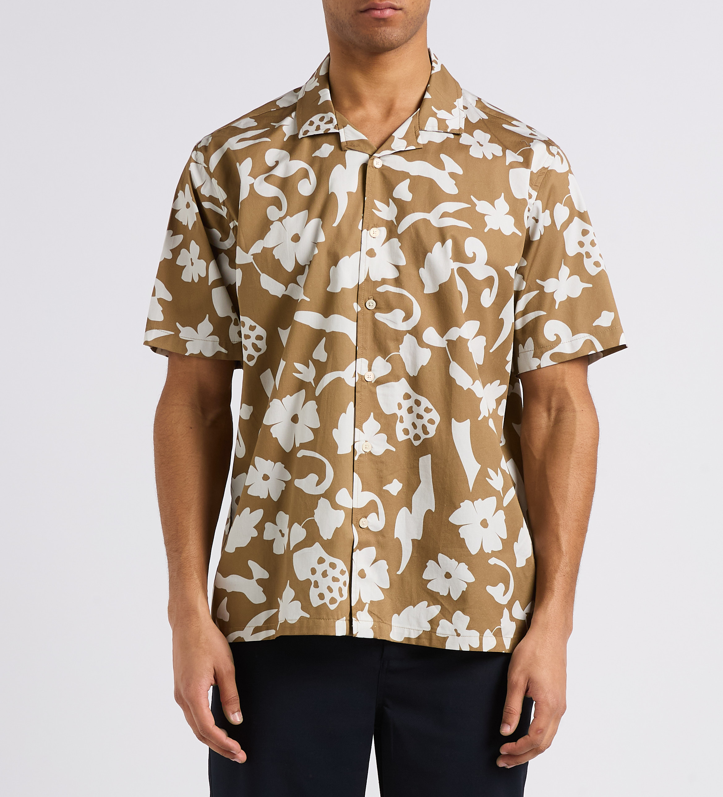 Cotton shirt with classic collar MINIMUM Multicolored