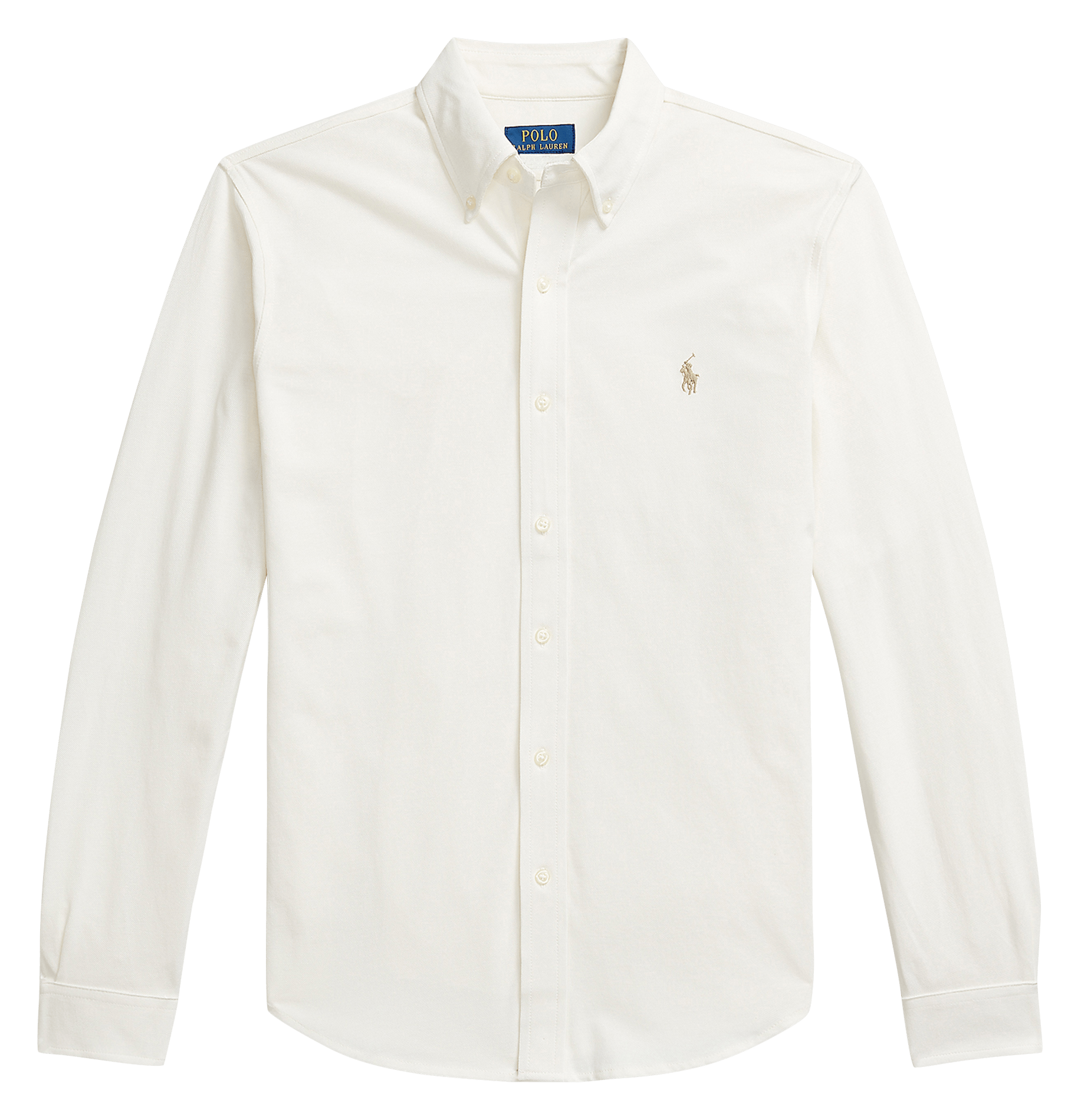 Fitted knit shirt | Beige POLO RALPH LAUREN Men