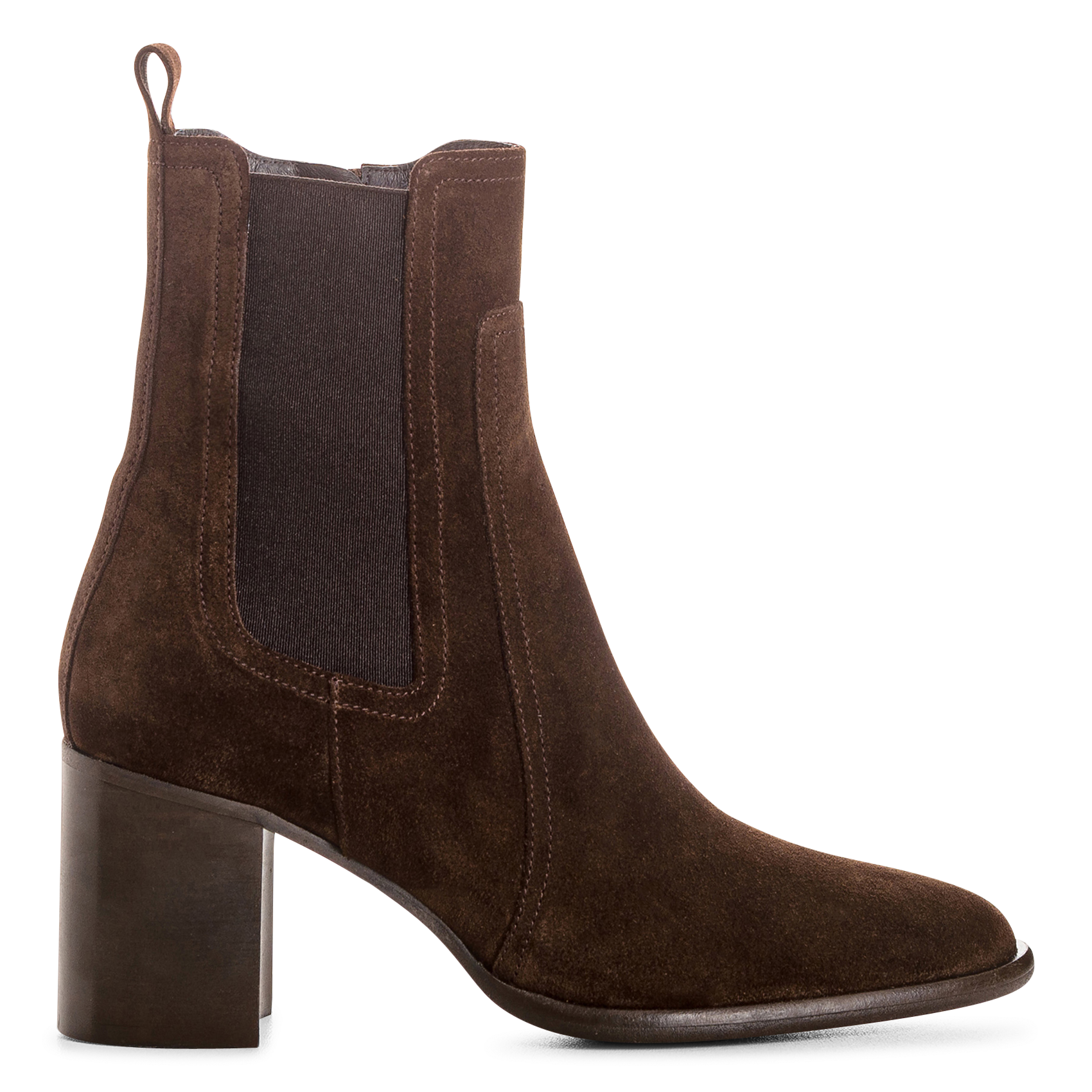 Stiefel aus Veloursleder REQINS Braun