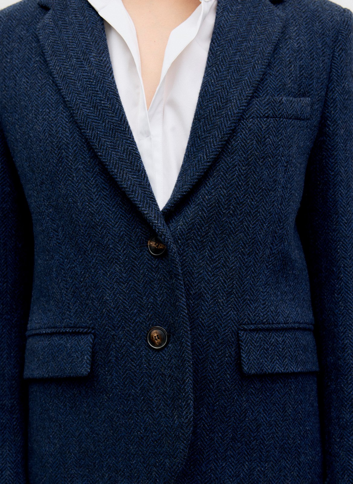 Blazer van zuivere wol GERARD DAREL Blauw