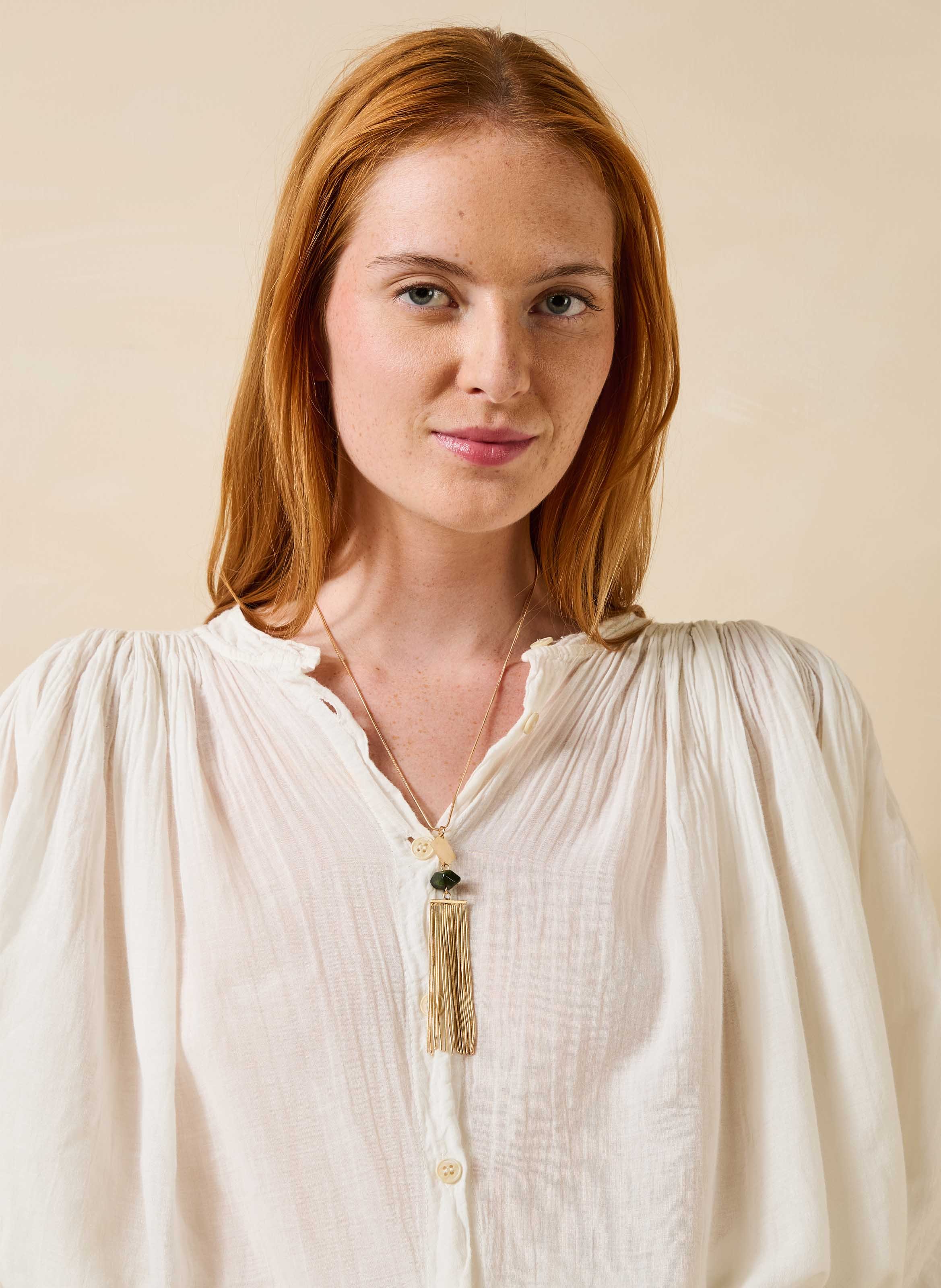 Fringe necklace LA FEE MARABOUTEE Golden