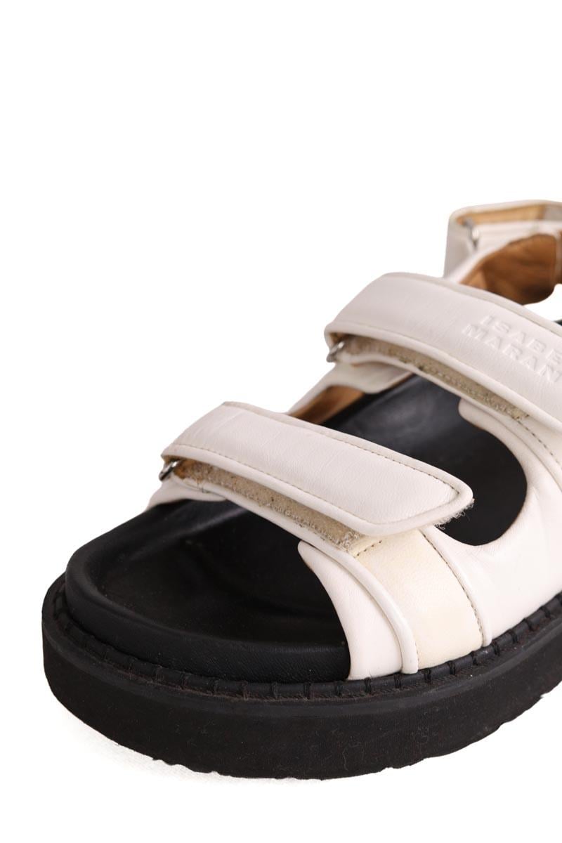 Faux leather sandals ISABEL MARANT - Seconde Main Beige