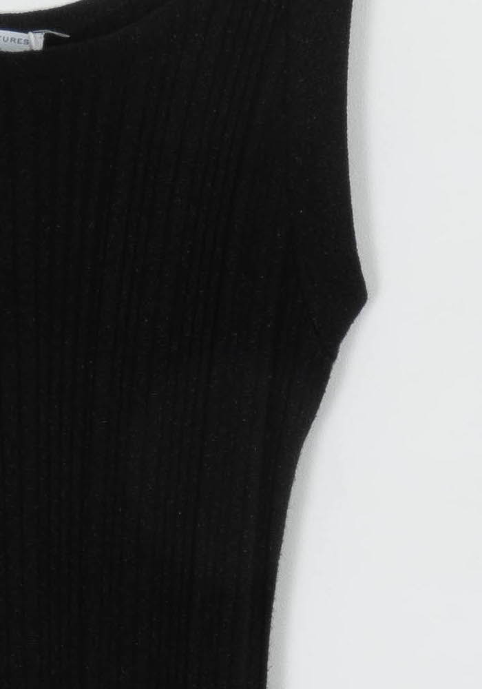 Long dress MAJESTIC FILATURES - SECONDE MAIN Black