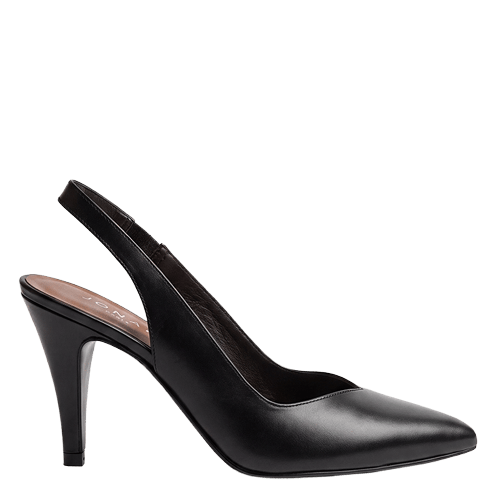 Leather slingback pumps JONAK Black