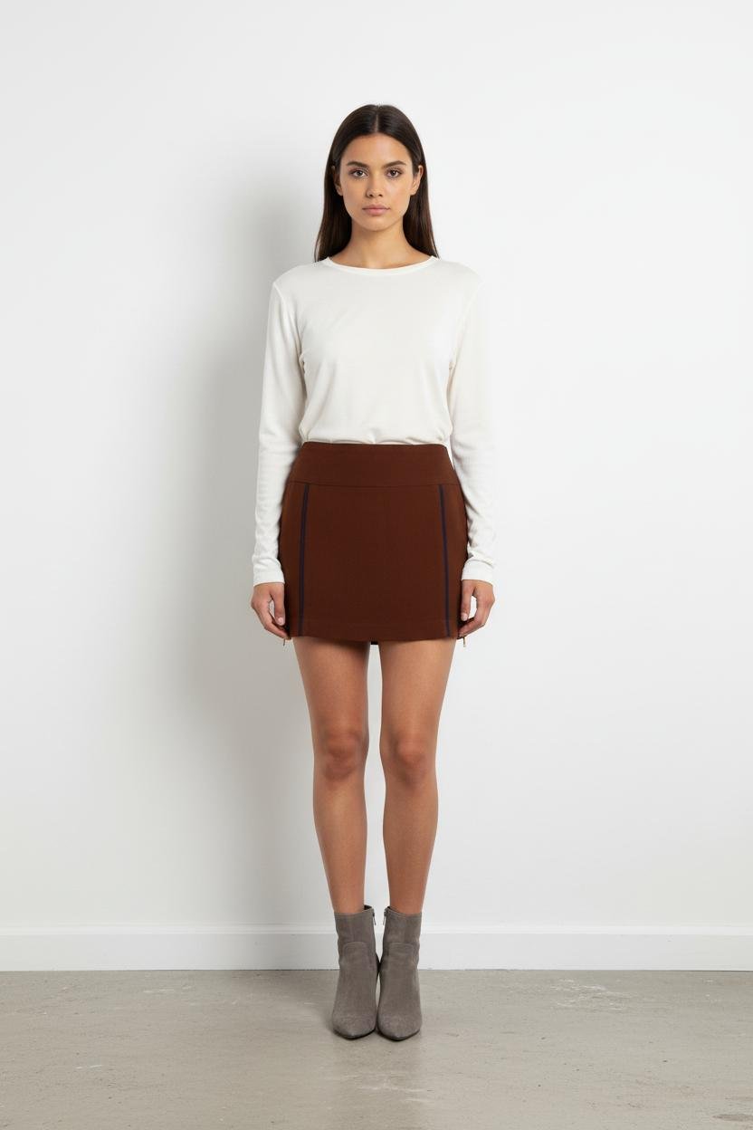 Short & midi skirt HEIMSTONE - Seconde Main Brown