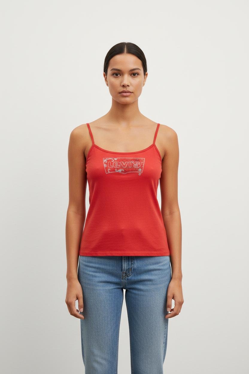 Top & tank top LEVI'S - Seconde main Red