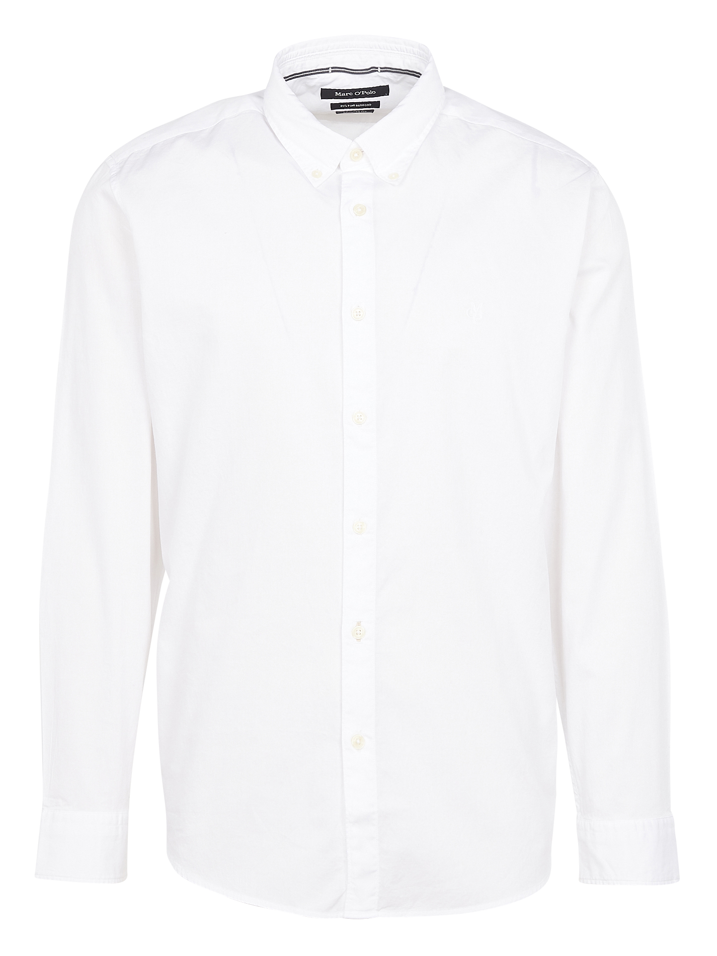 Chemise col américain regular-fit en coton MARC O'POLO Blanc