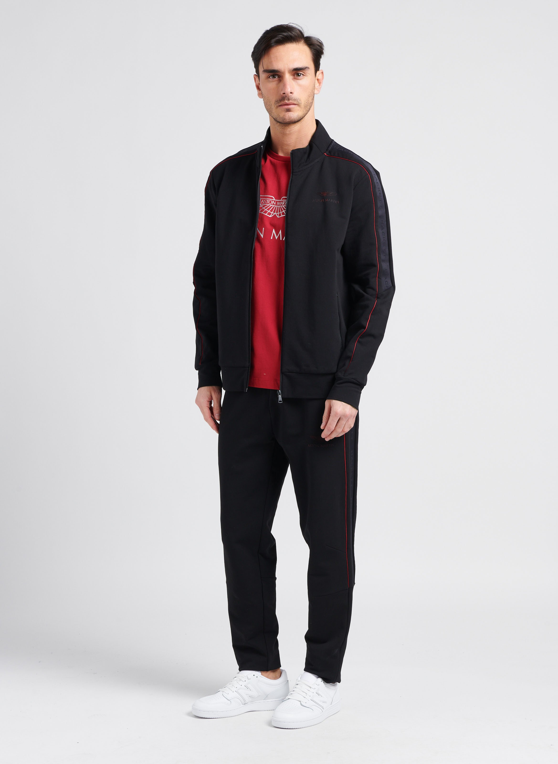 Cottonblend Sports Jacket Black Hackett Men Place des Tendances