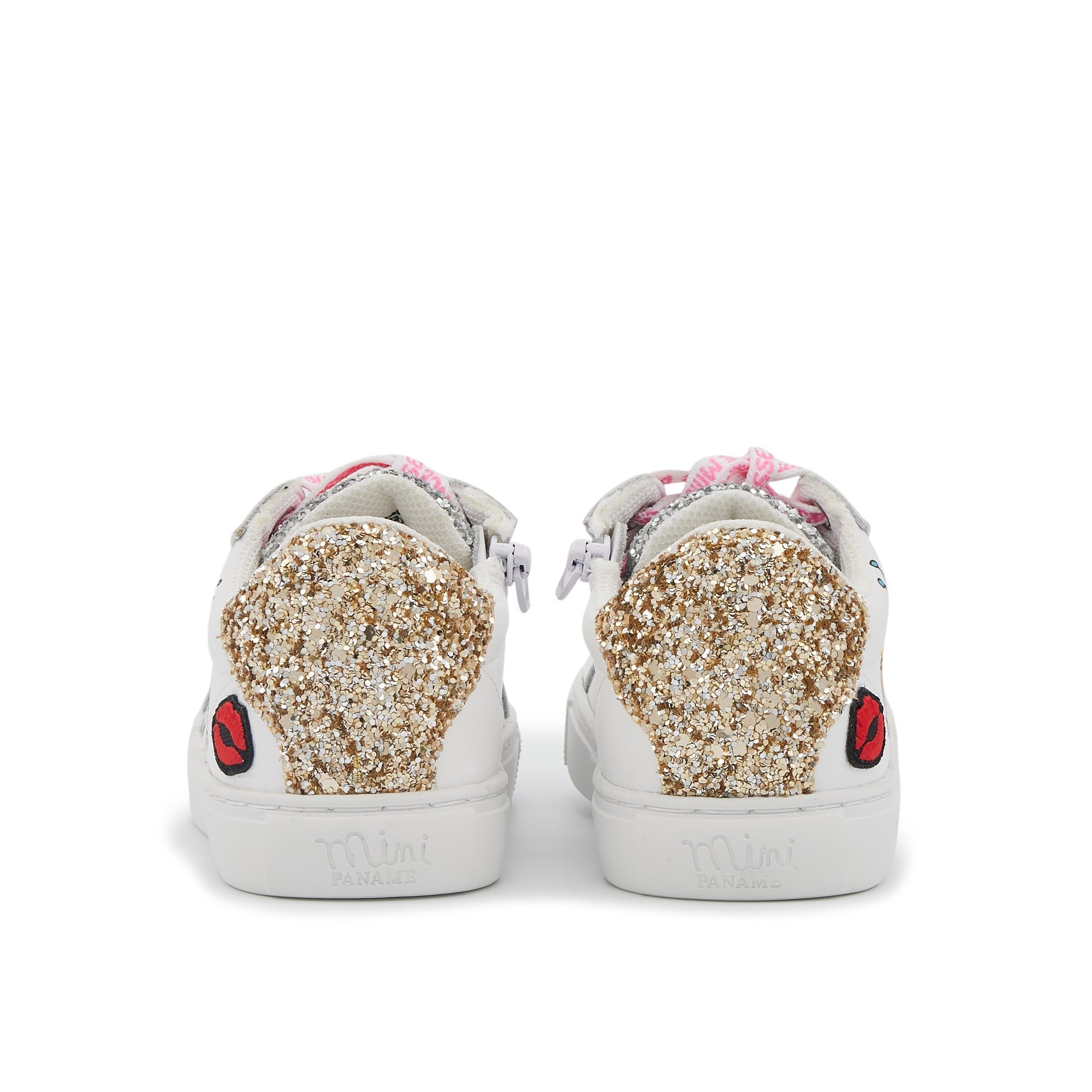 Leather sneakers BONS BAISERS PARIS White